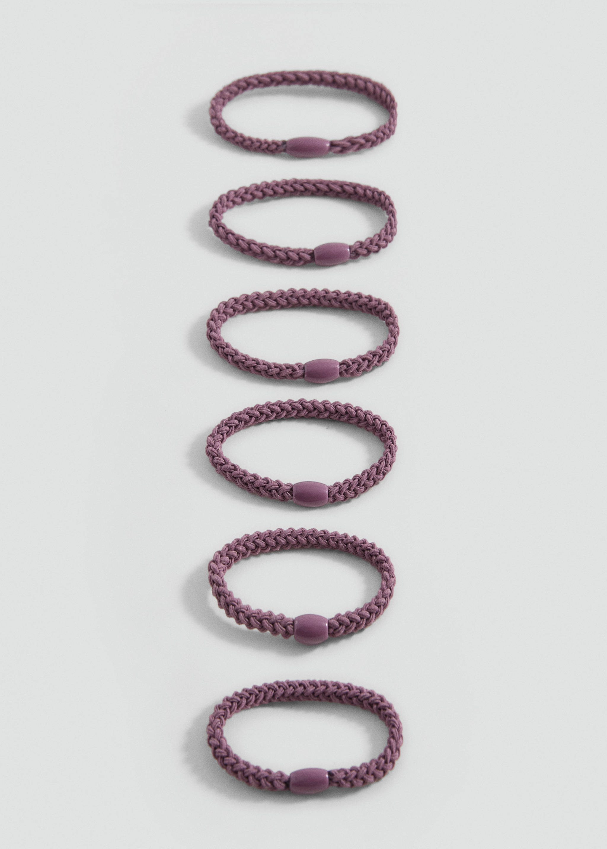 Pack 6 hair ties - Medium plane