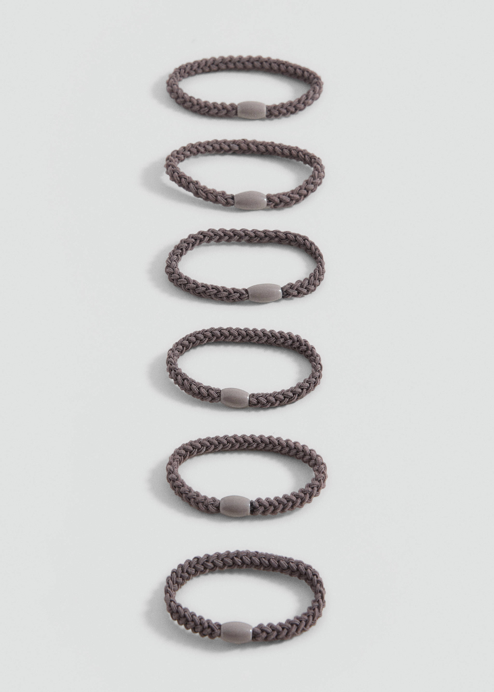 Pack 6 hair ties - Medium plane