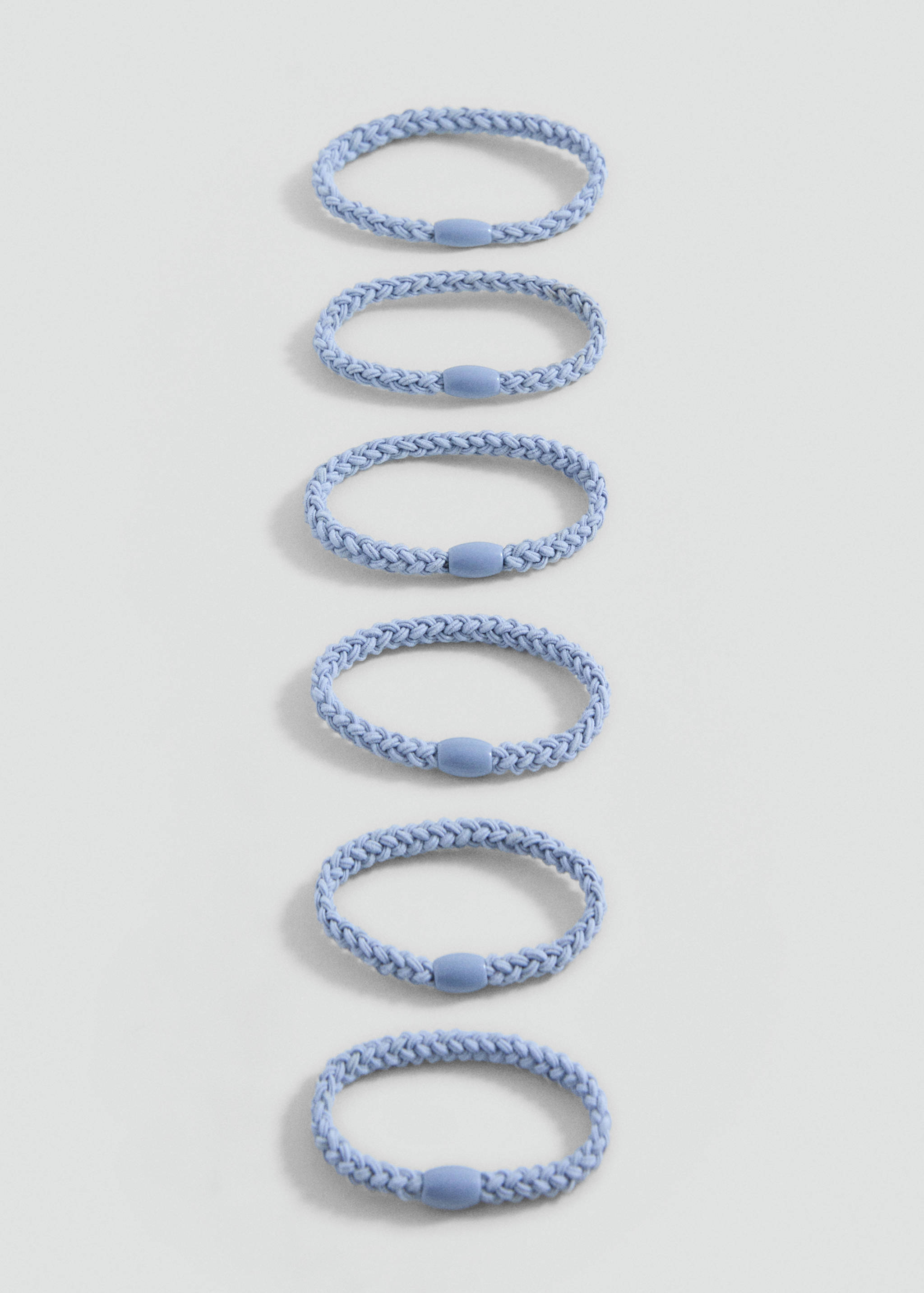 Pack 6 hair ties - Medium plane