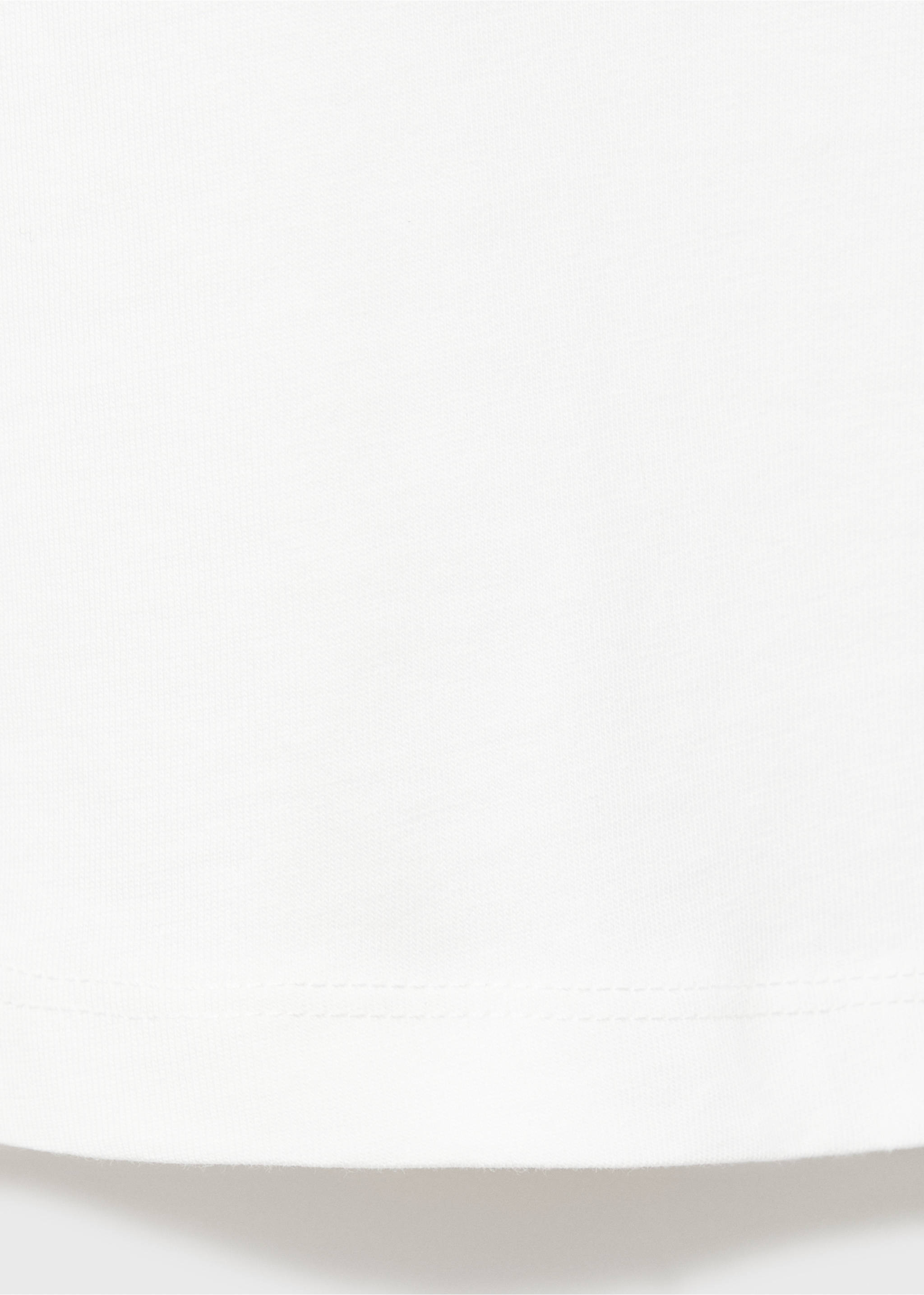 Cotton heart t-shirt - Details of the article 0, Off White. Ref: 17044073-00.