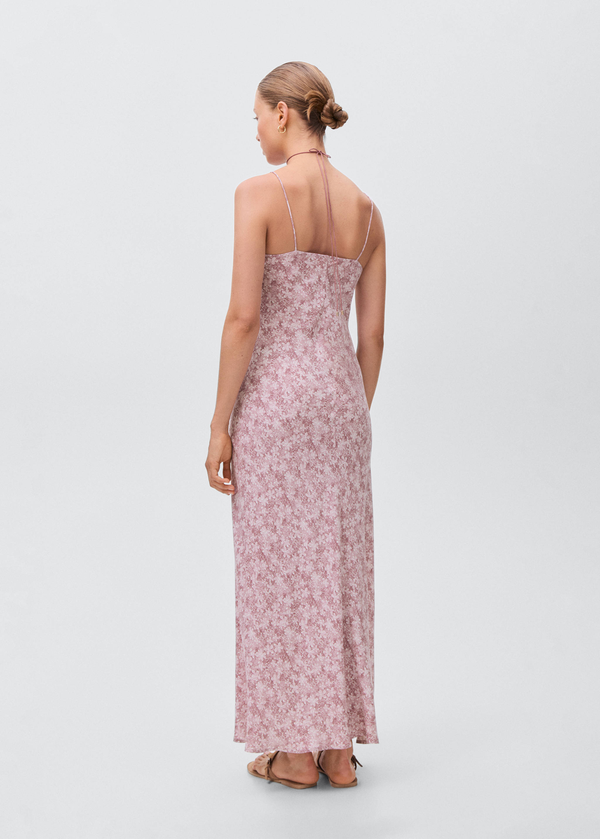 Robe longue à fleurs - Verso de l’article
