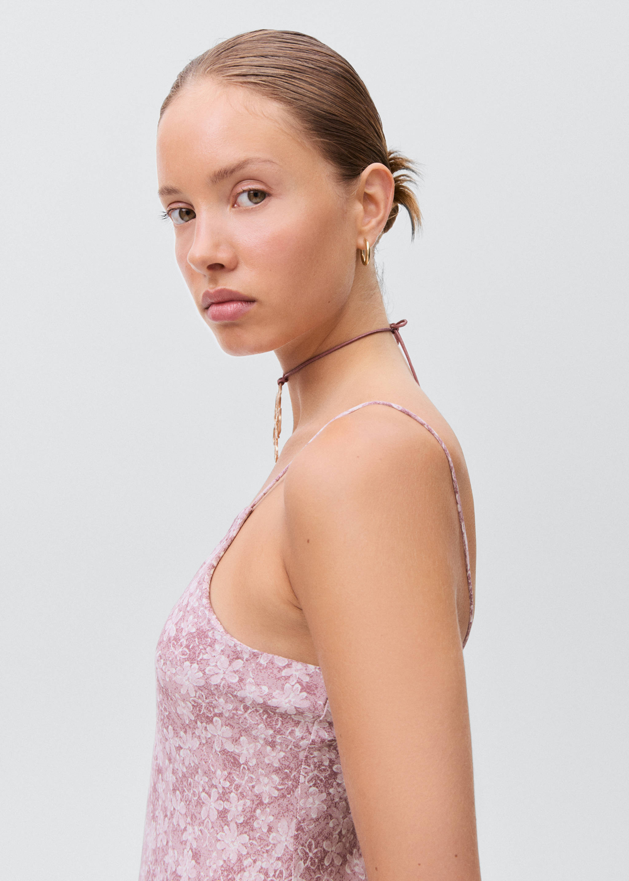 Robe longue à fleurs - Détail de l'article 1