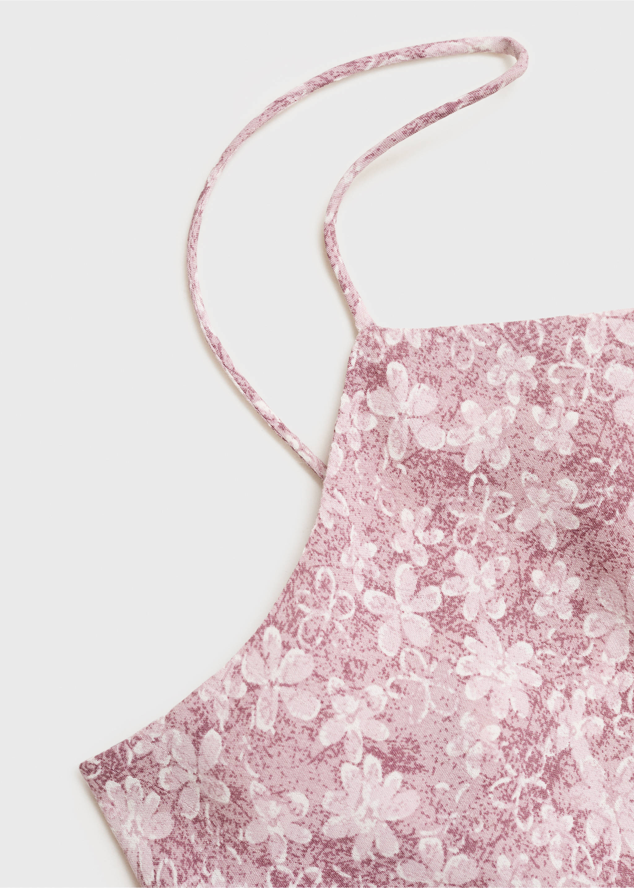 Long floral dress - Details of the article 0, Pink. Ref: 17044079-00.