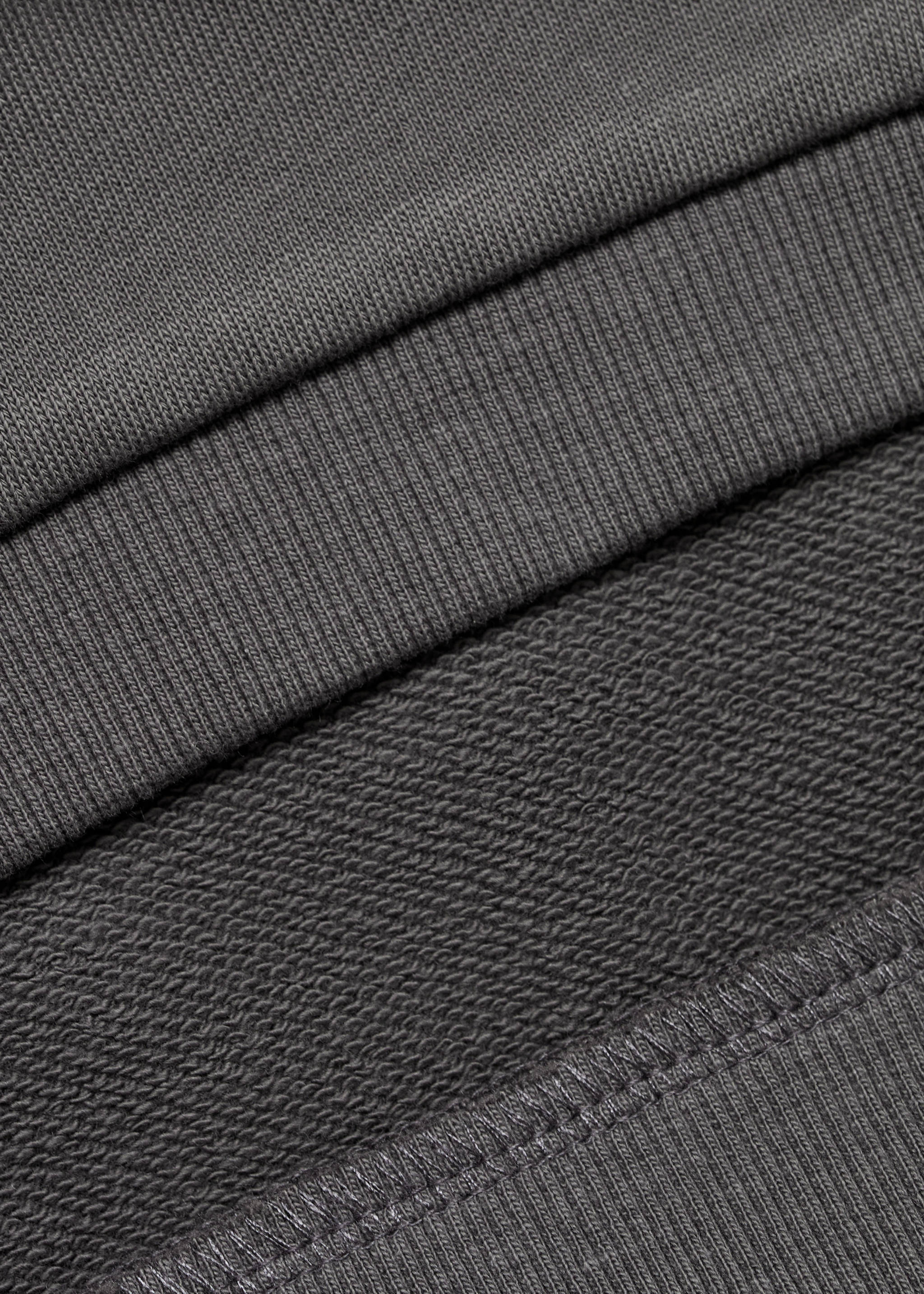 Sudadera algodón detalle bordado - Detalle del artículo 0