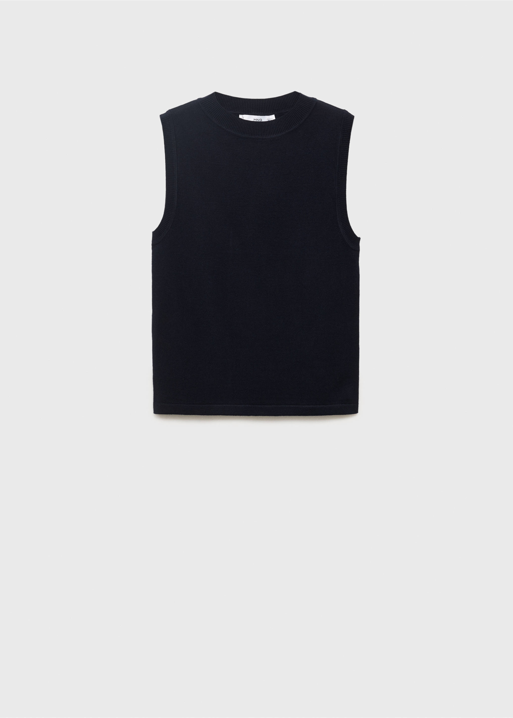 Fine-knit top - Article without model, Navy. Ref: 17044086-00.