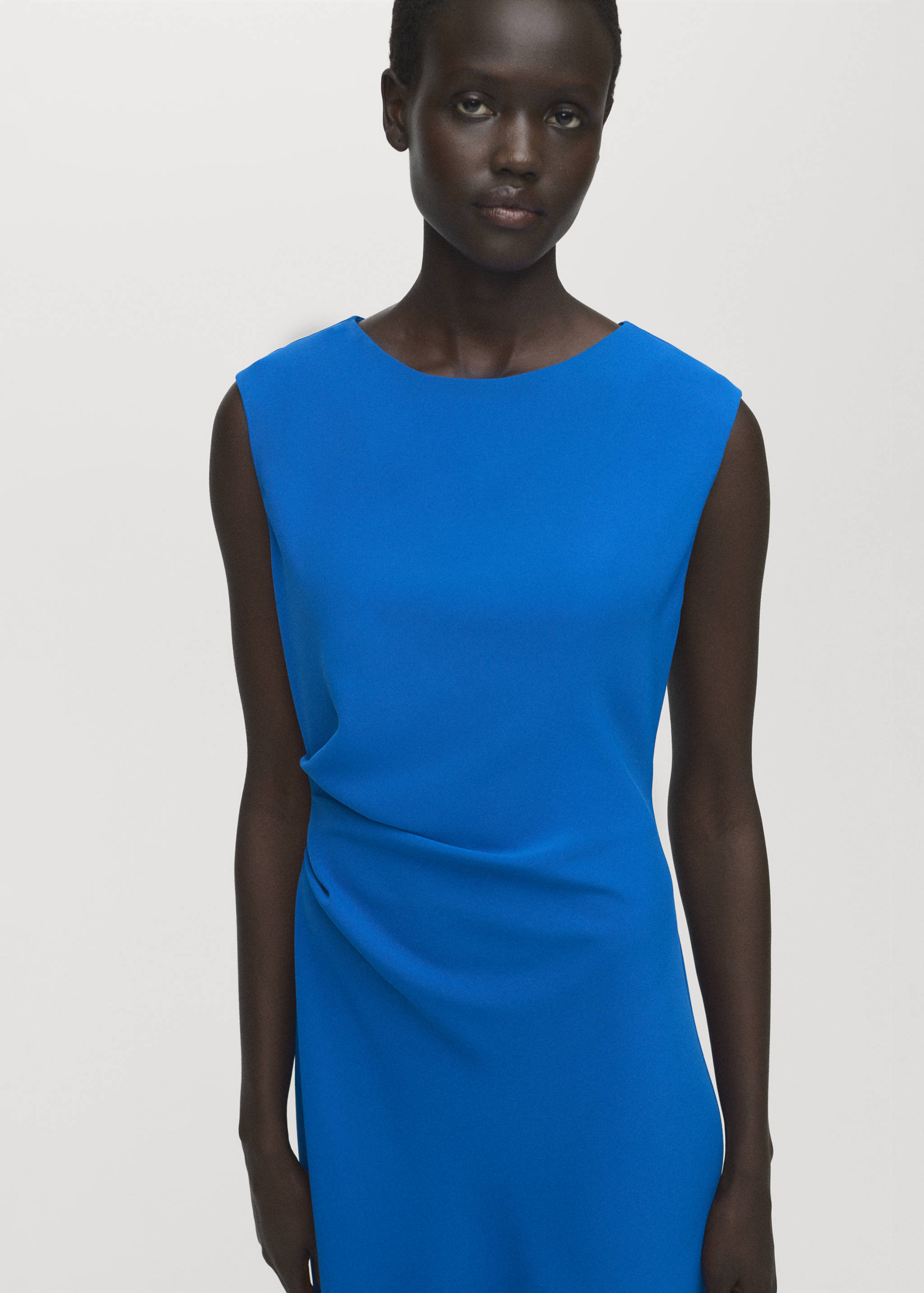 Ruched midi dress - Medium plane