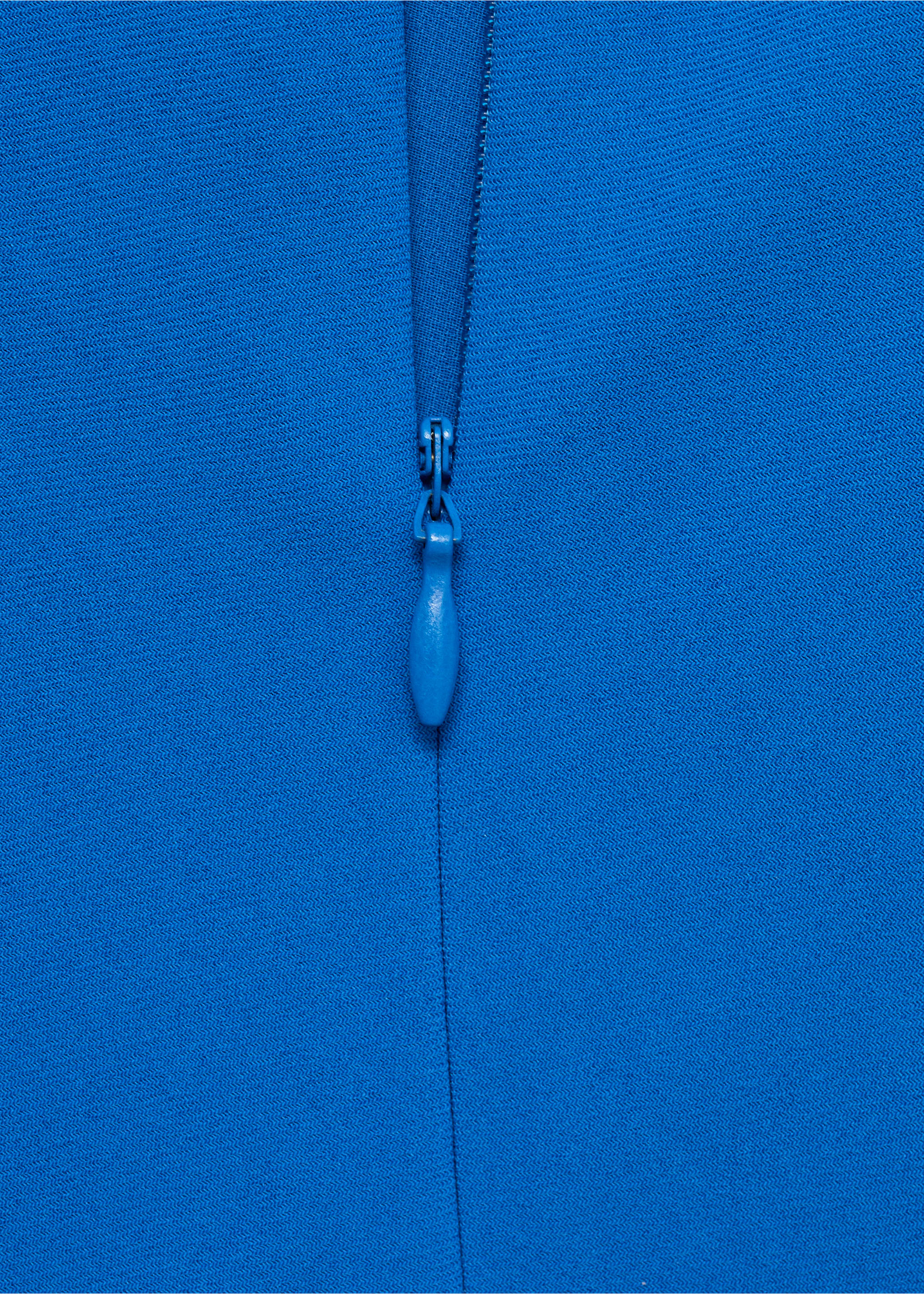 Ruched midi dress - Details of the article 0, Blue. Ref: 17044087-00.