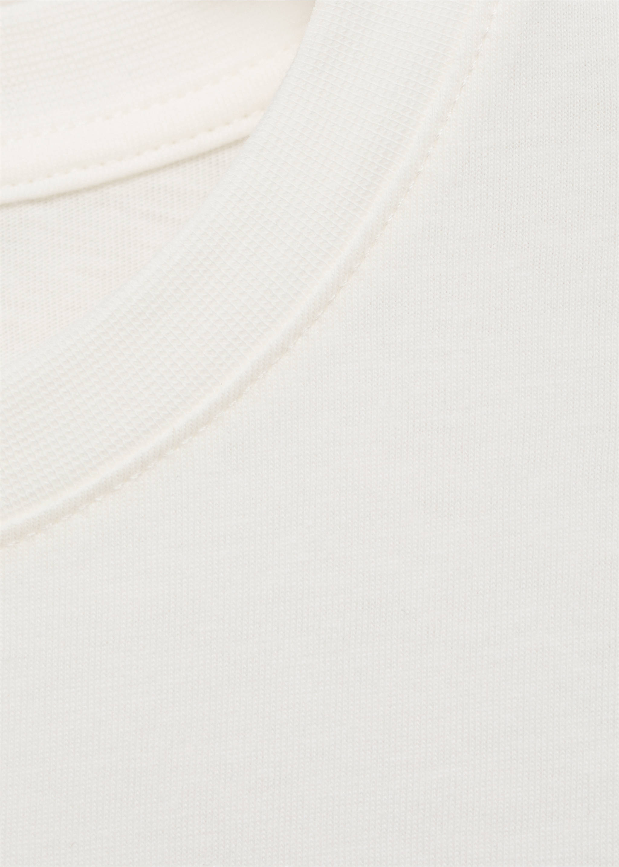 Short-sleeved printed t-shirt - Details of the article 0, Off White. Ref: 17044096-00.