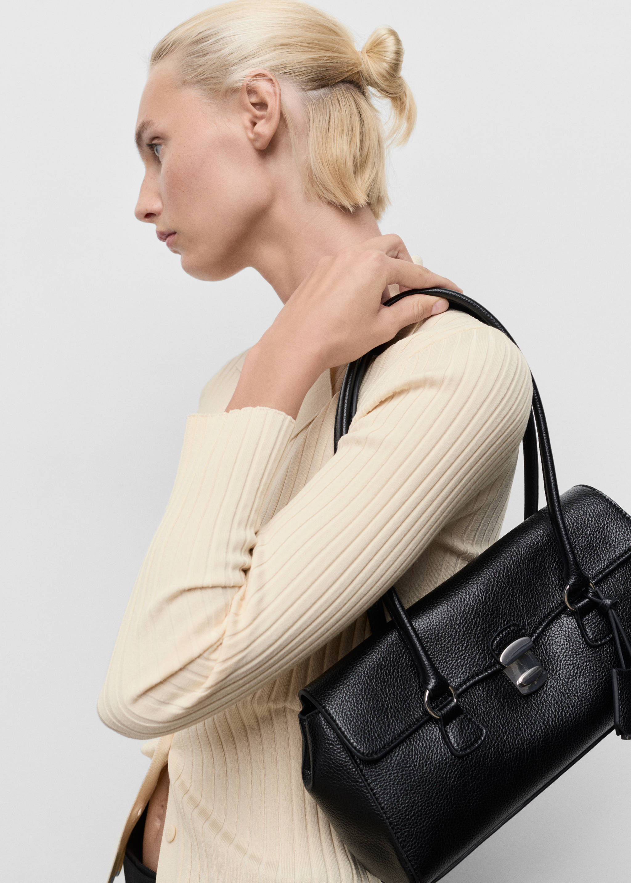 Ribbat slag cardigan - Detaljer om artikeln 3