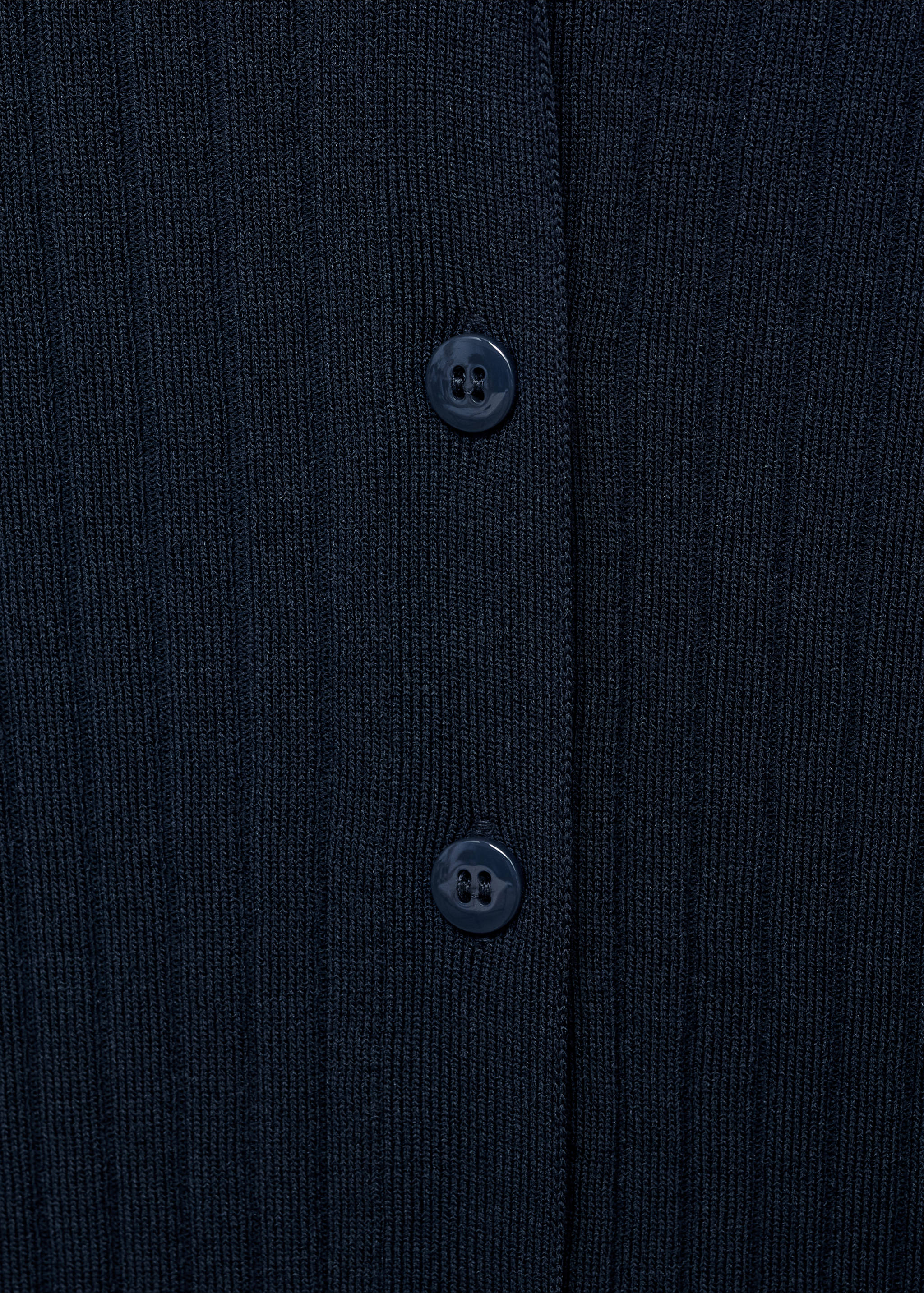 Ribbat slag cardigan - Detaljer om artikeln 0, Navy blå. Ref: 17044103-00.