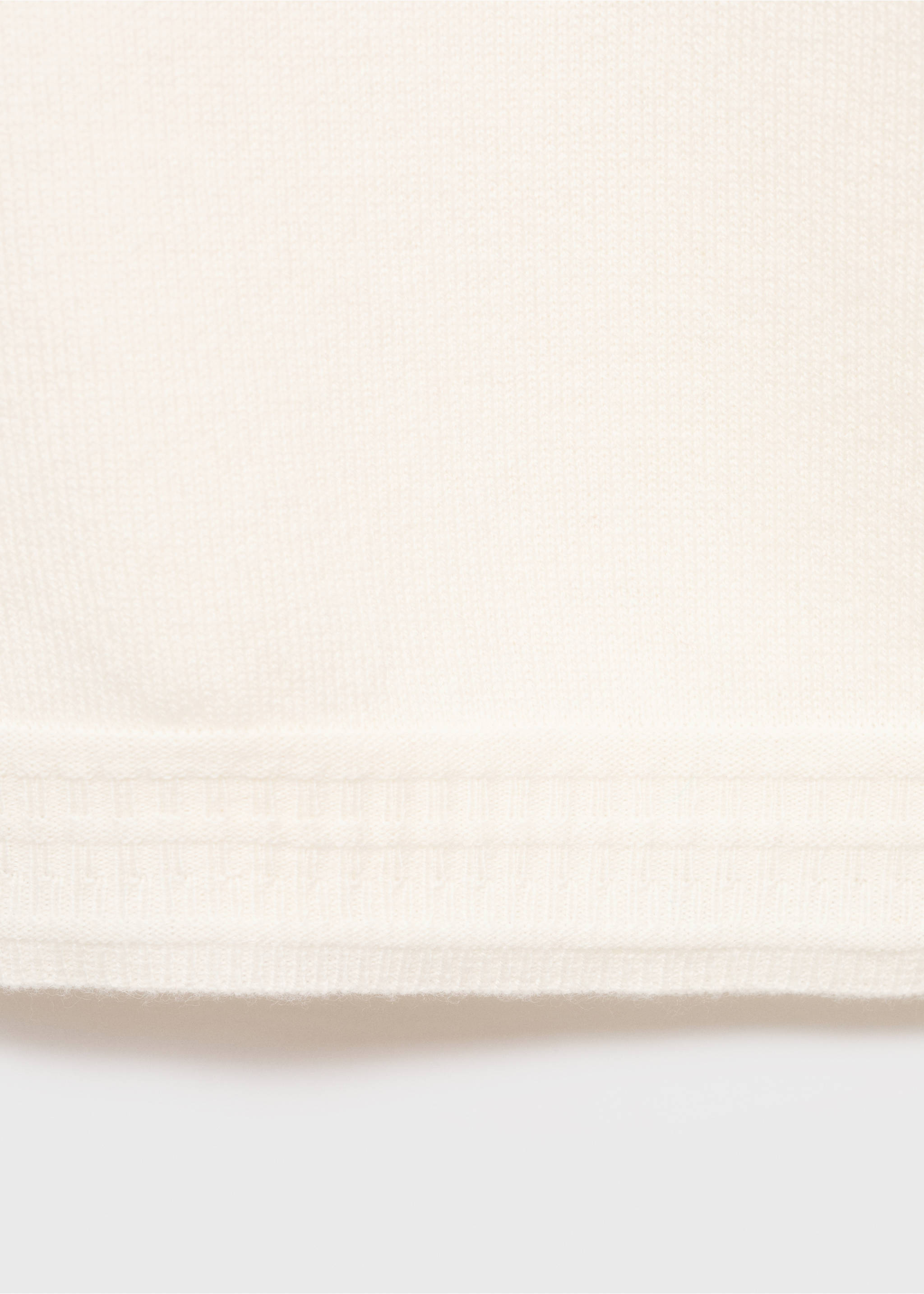 Buttoned wool cardigan - Details of the article 0, Ivory White. Ref: 17044110-00.