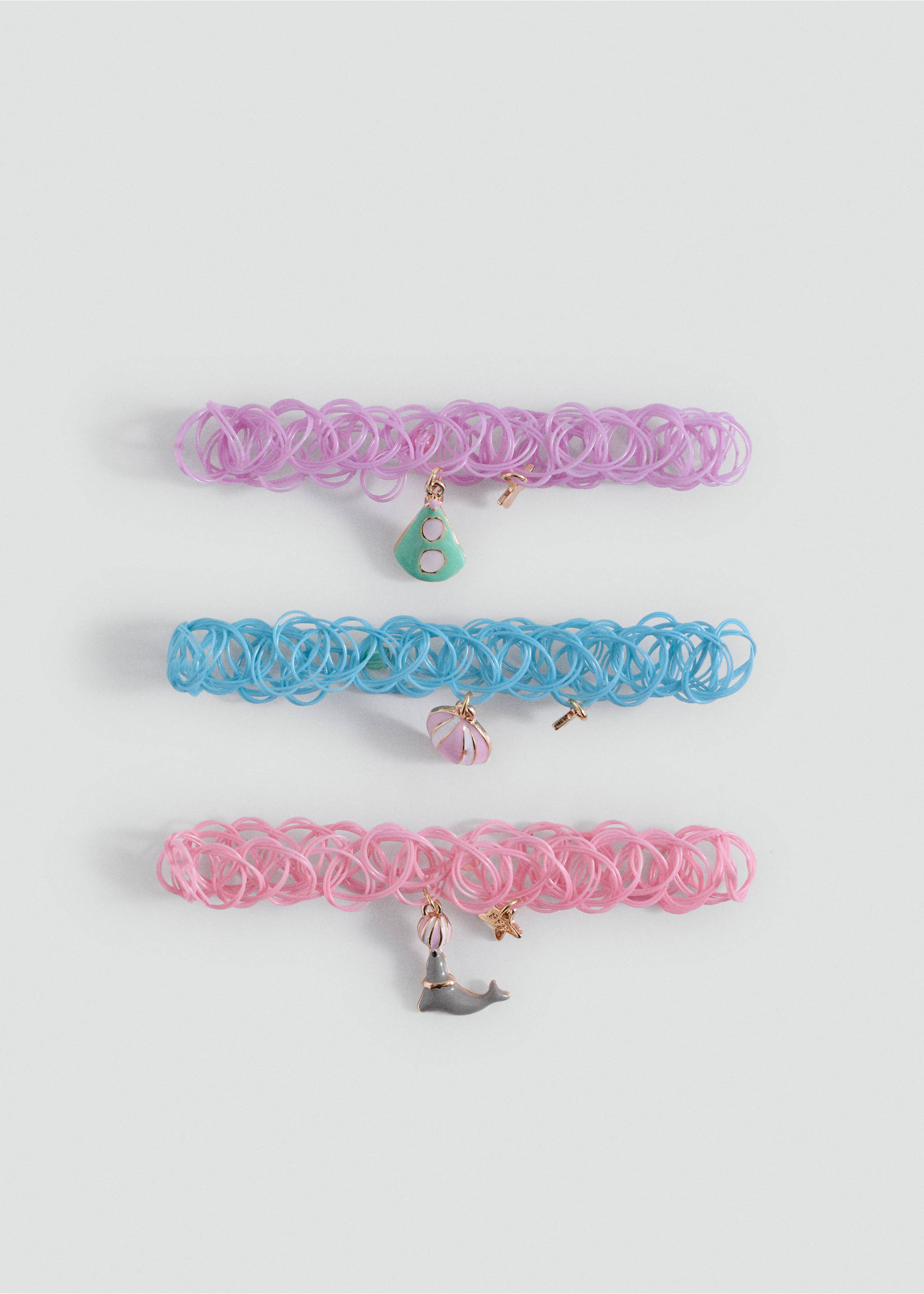 Pack 3 pulseras - Artículo sin modelo, Rosa palo. Ref: 17044114-00.