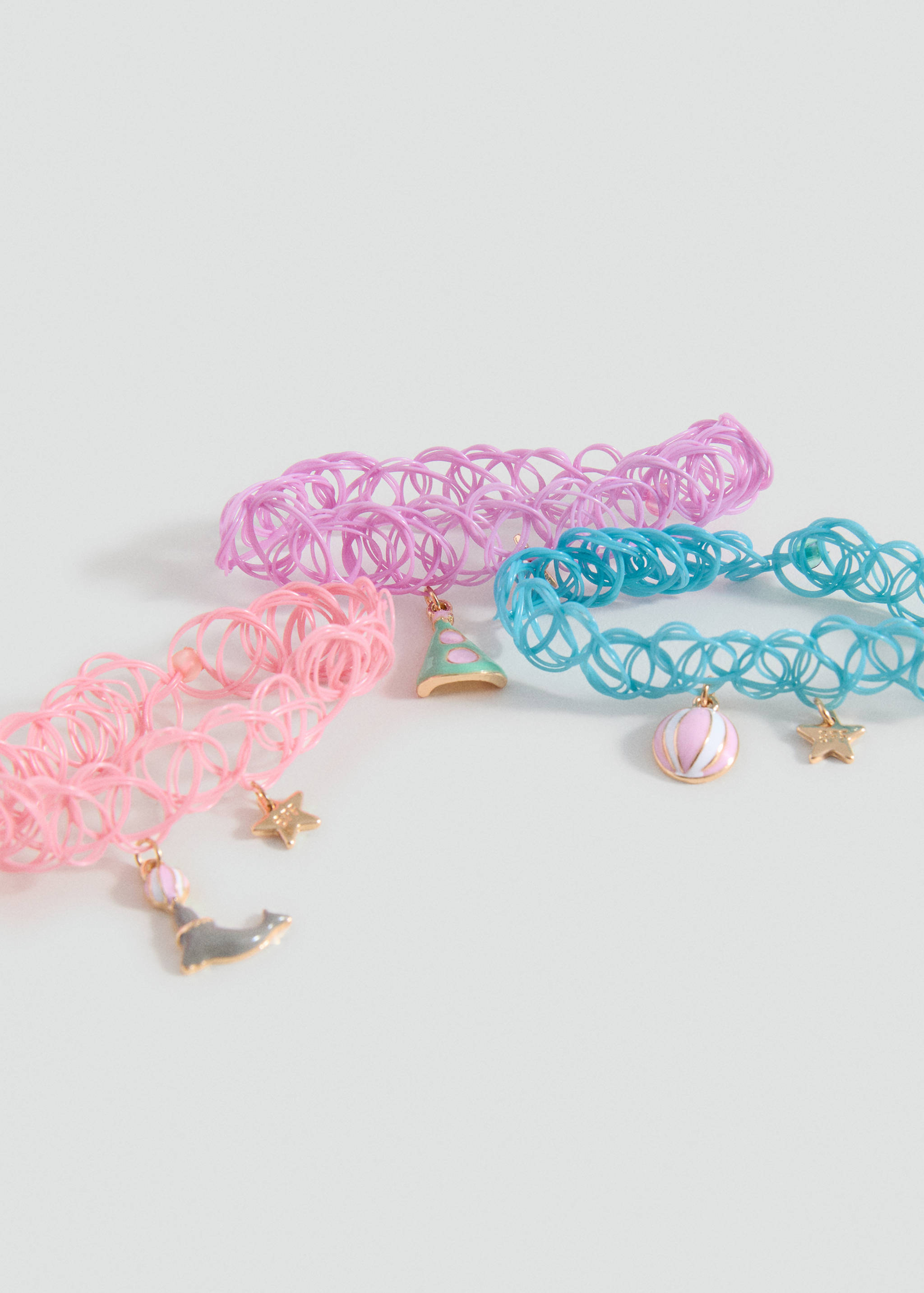 Perlenverzierte Choker-Kette - Detail des Artikels 1