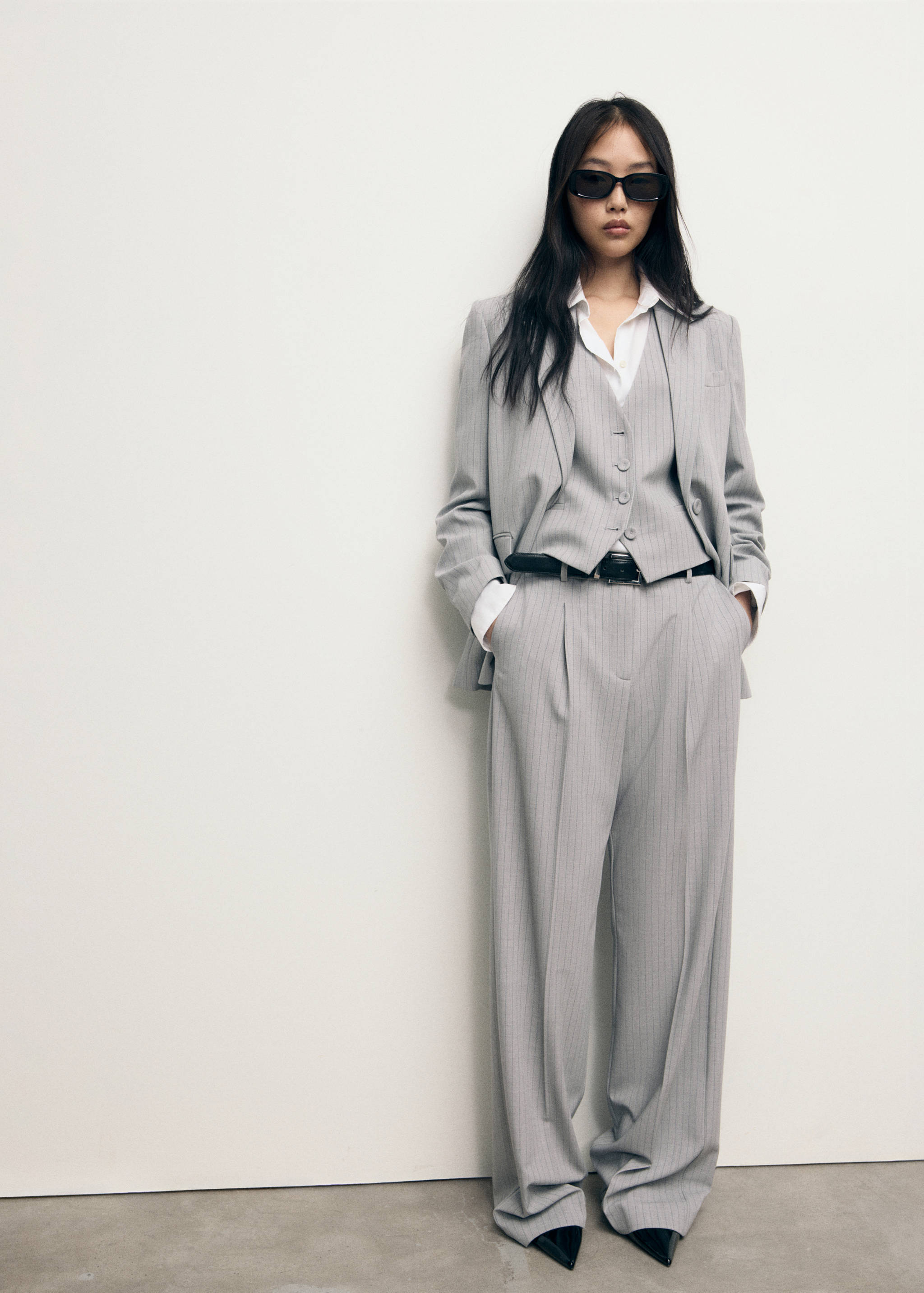Blazer traje raya diplomática - Plano general