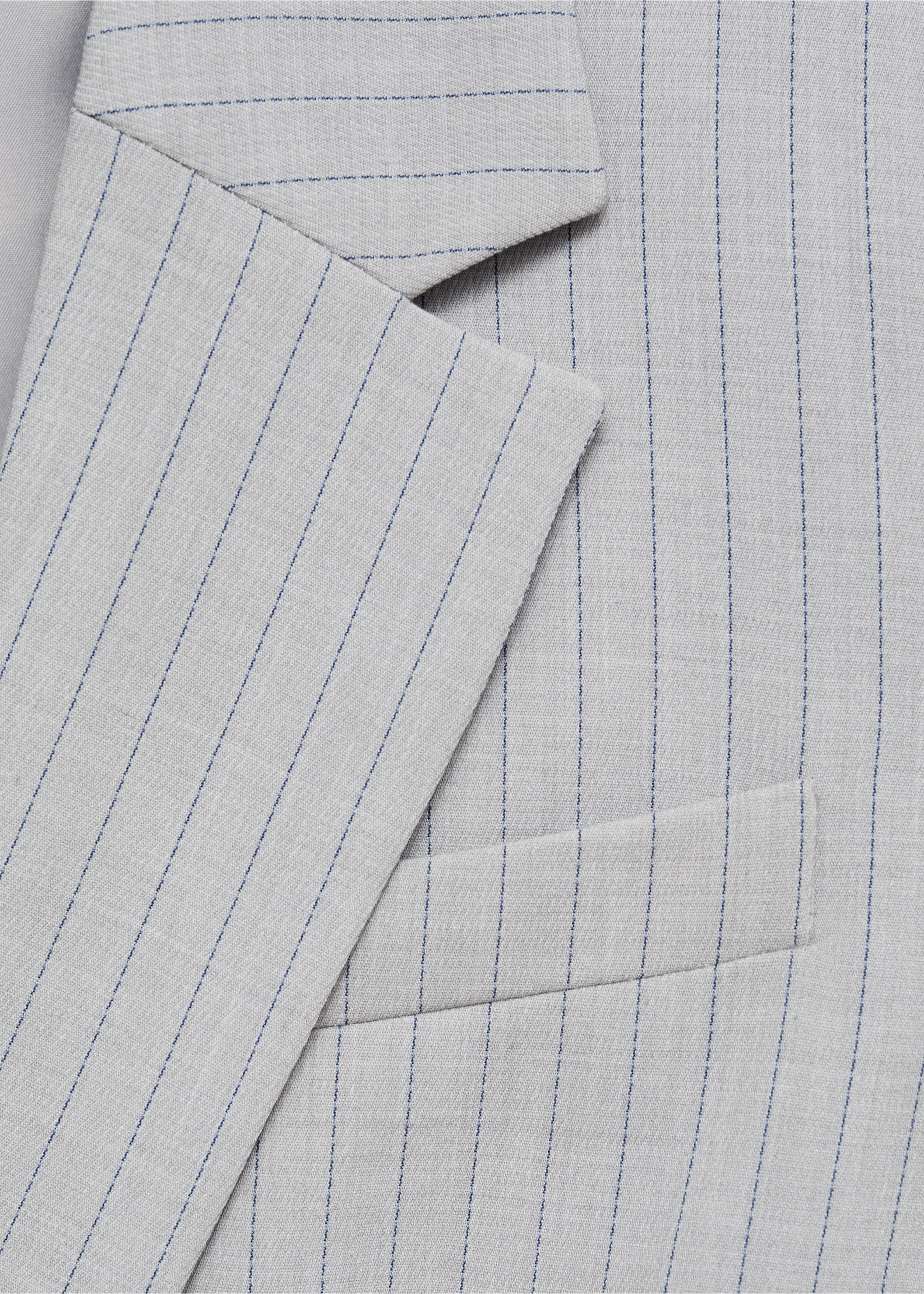 Blazer traje raya diplomática - Detalle del artículo 8, Gris. Ref: 17044120-00.