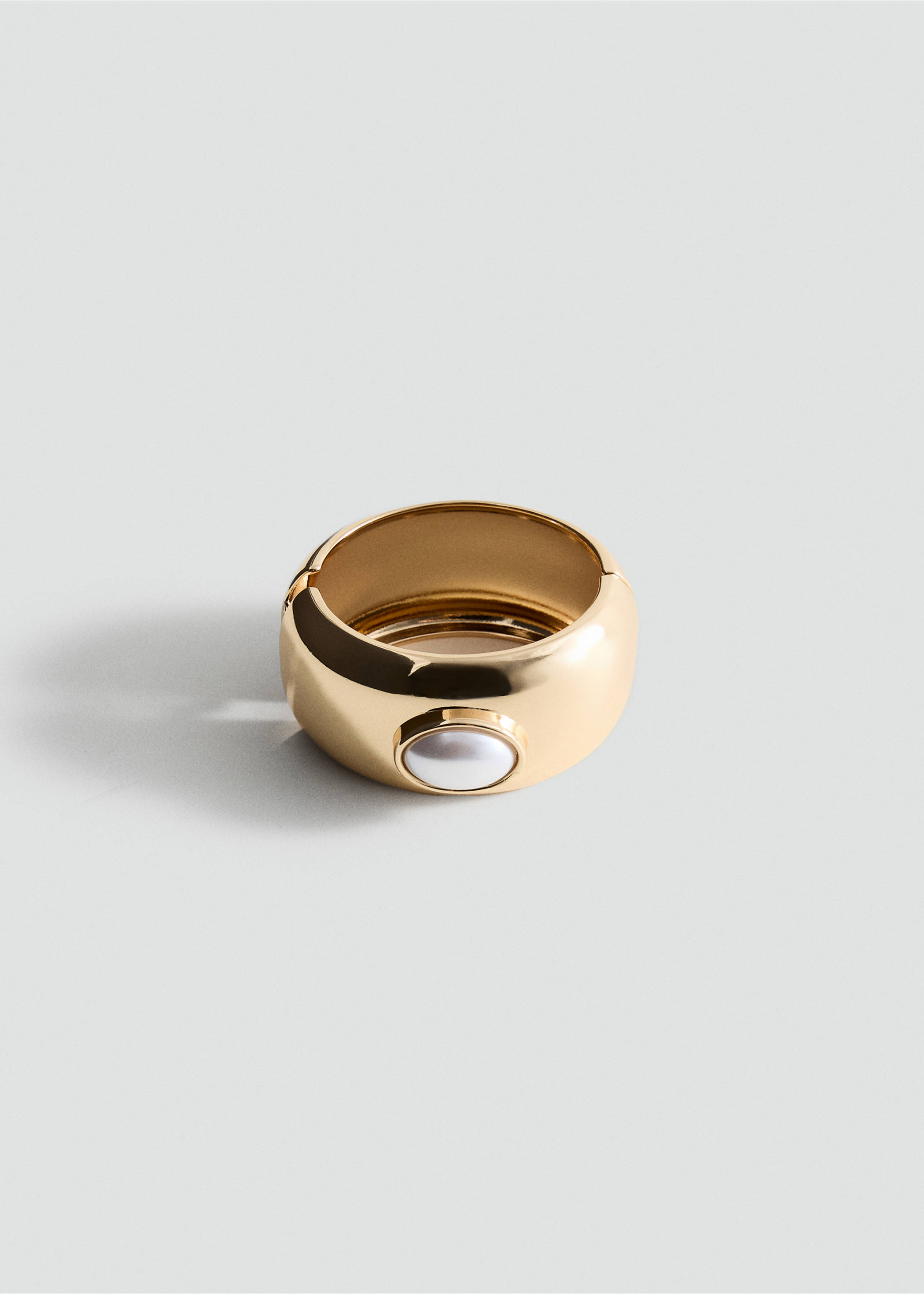 Maxi pearl bracelet - Article without model, Gold. Ref: 17044122-00.