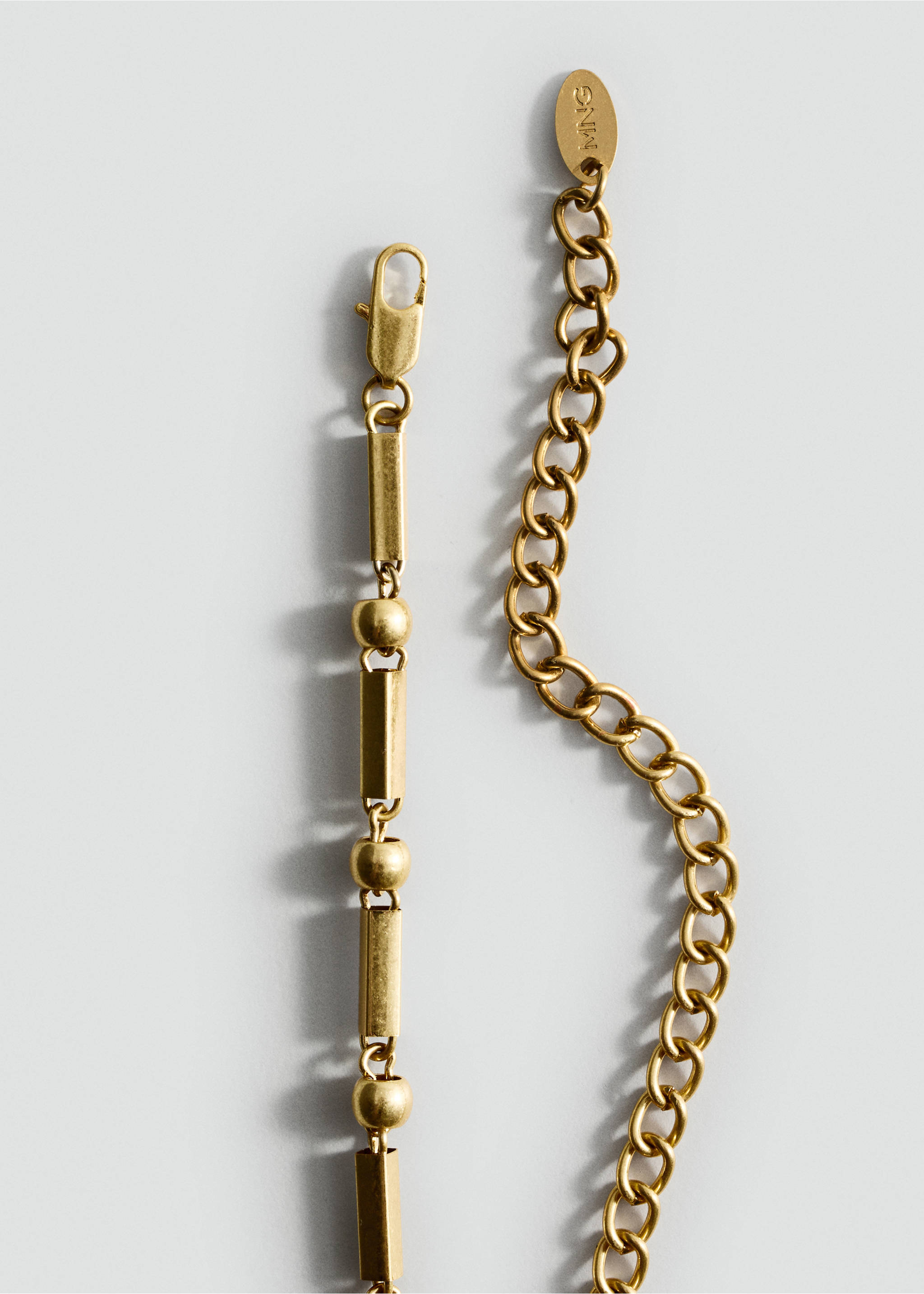 Ceinture fine métallique - Détail de l'article 1, Or. Ref: 17044129-00.