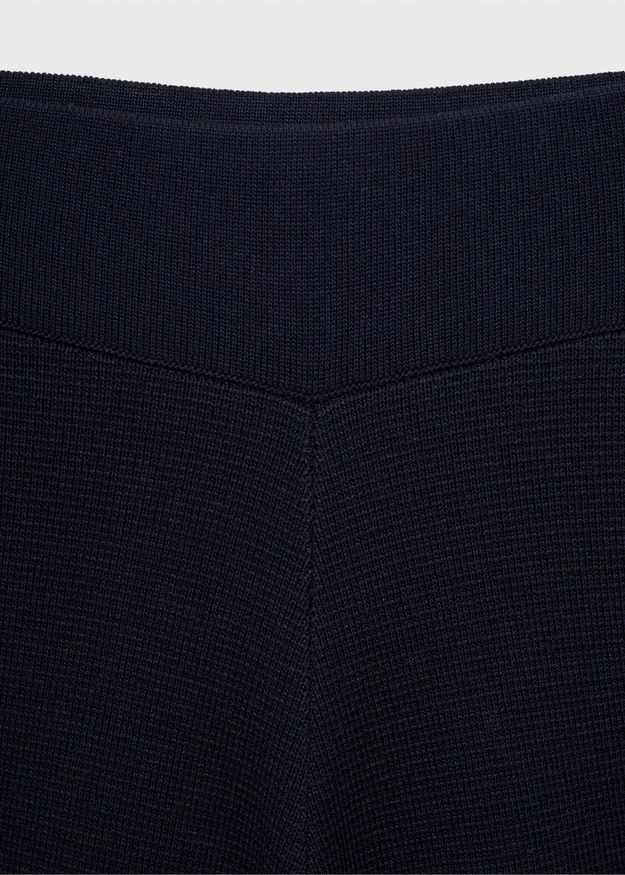 Pantalón recto punto fino - Detalle del artículo 8, Azul marino oscuro. Ref: 17044139-00.