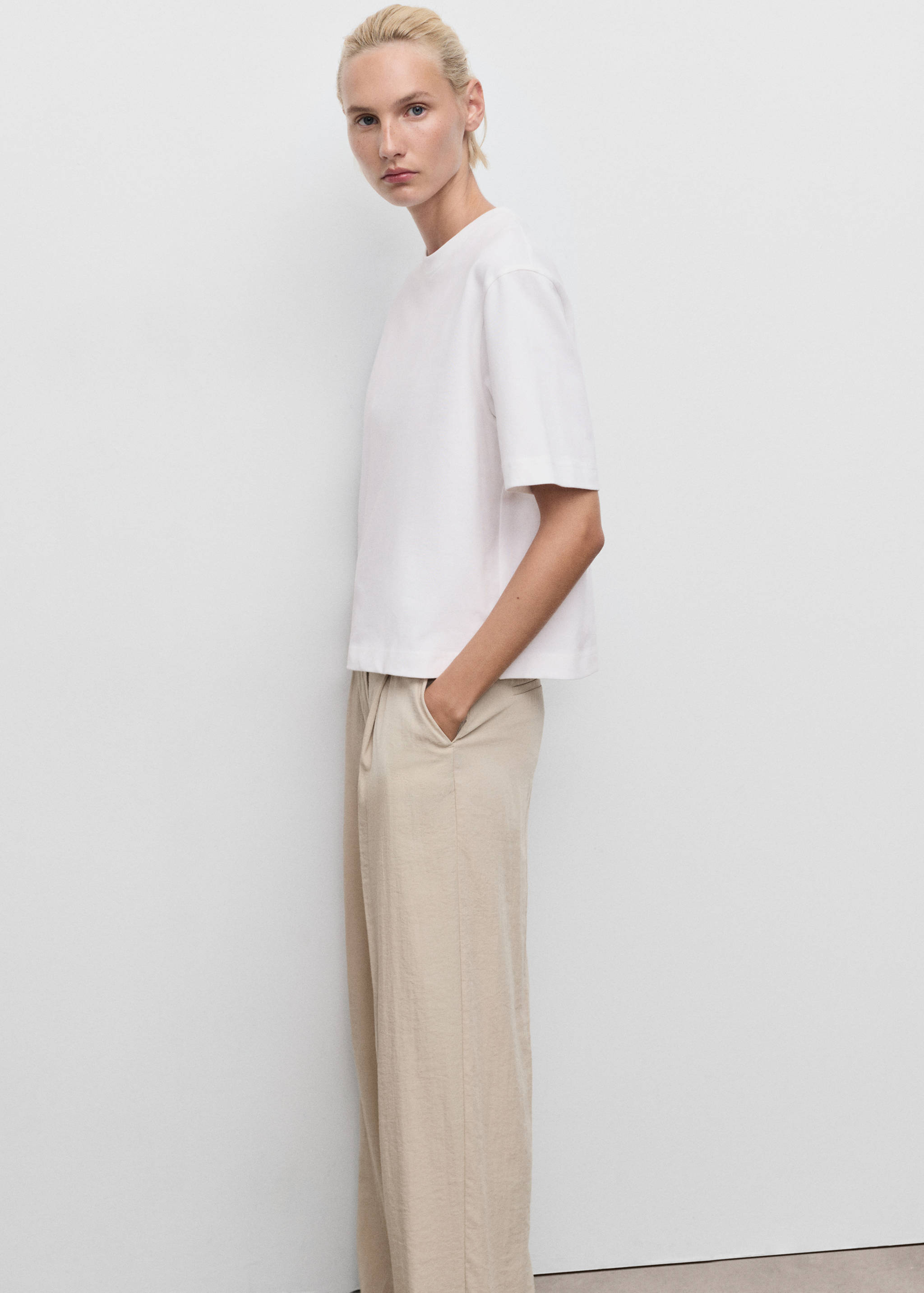 Oversized cotton t-shirt - Medium plane