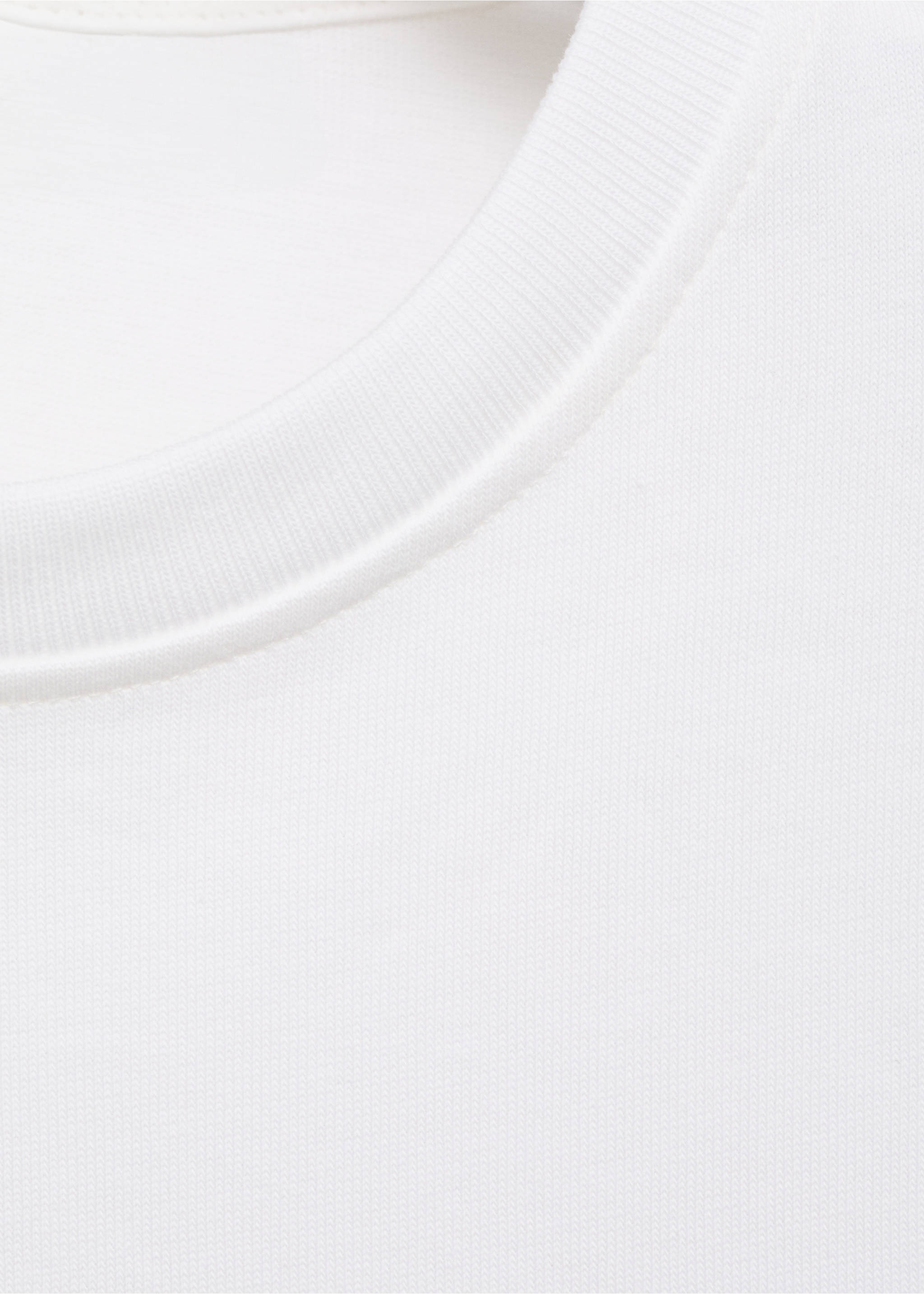 Oversized cotton t-shirt - Details of the article 8, Off White. Ref: 17044141-00.