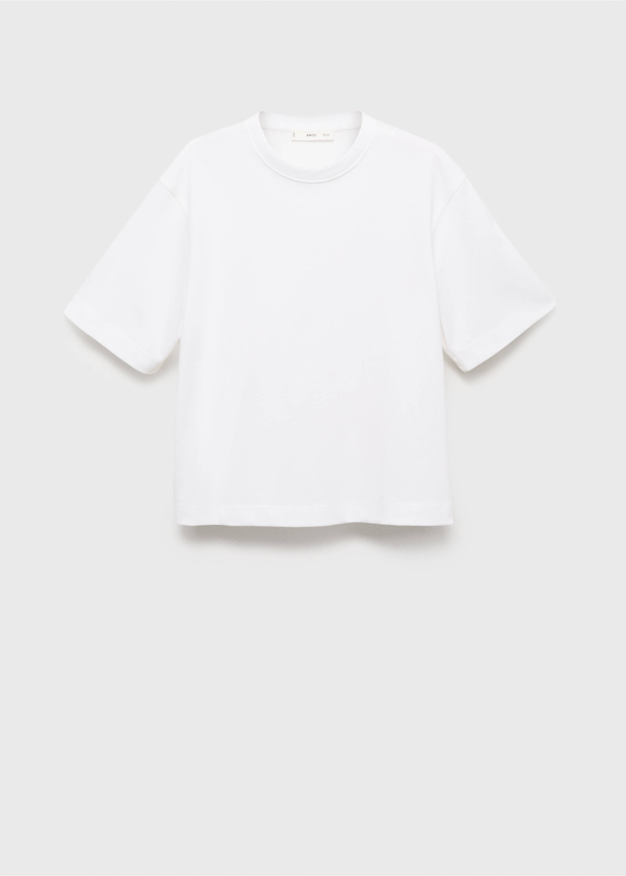 Oversized cotton t-shirt - Article without model, Off White. Ref: 17044141-00.