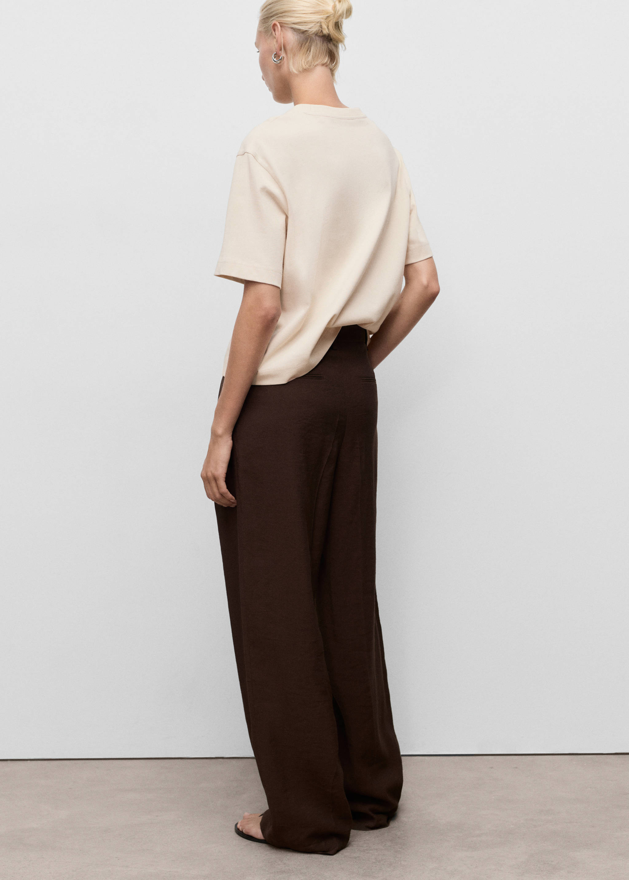 Camiseta algodón oversize - Reverso del artículo