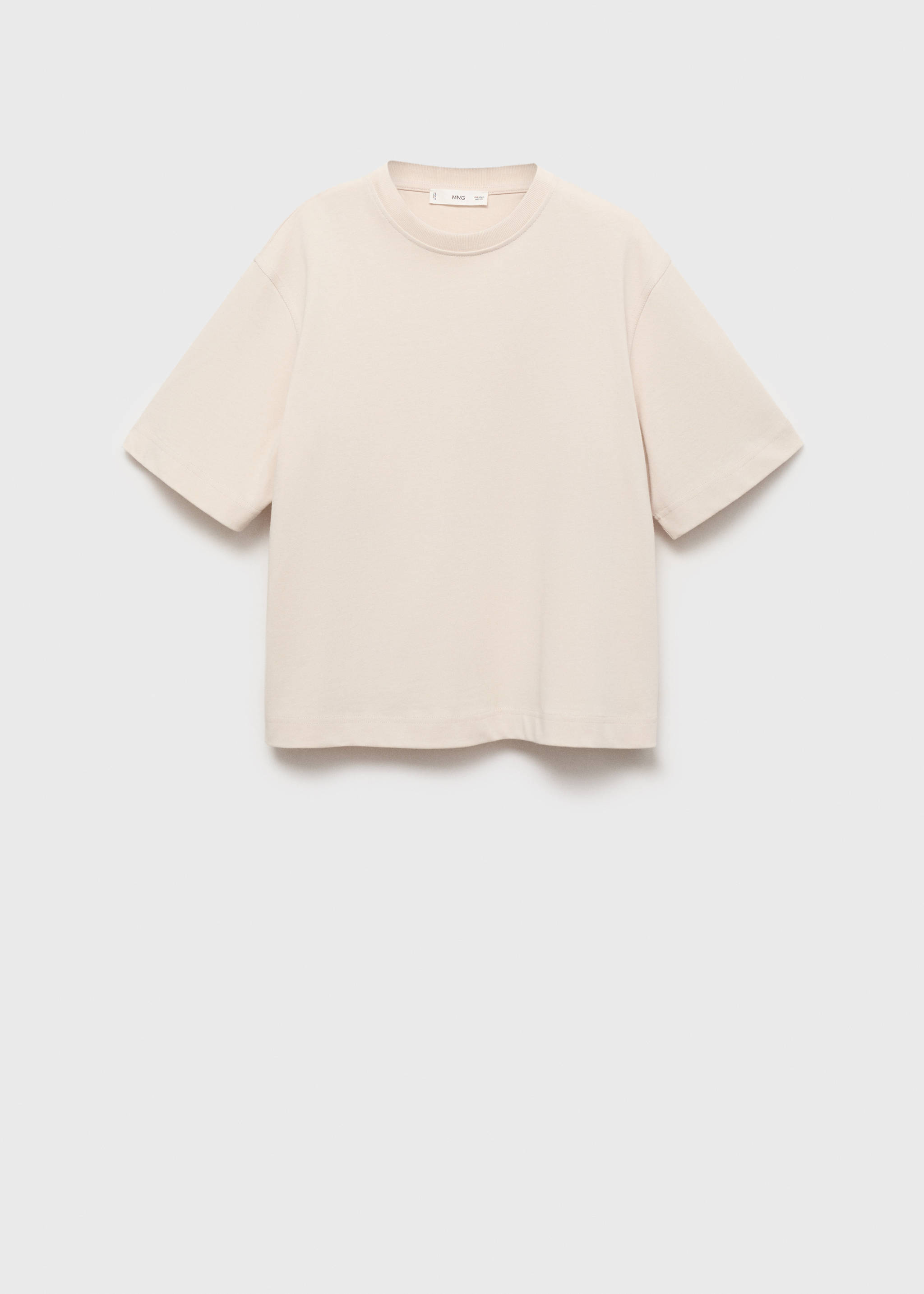 Camiseta algodón oversize - Artículo sin modelo
