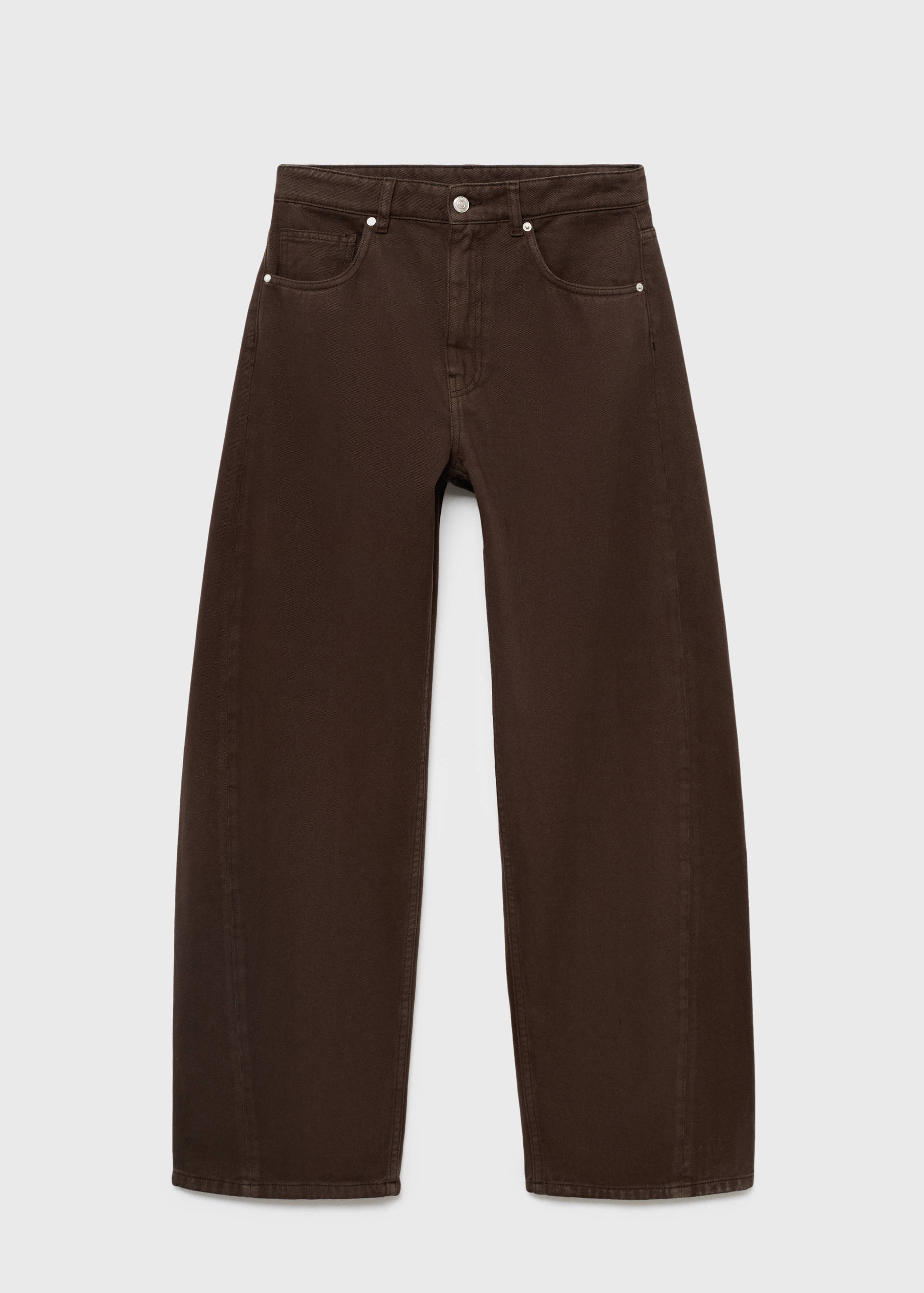Jeans medelhög midja och barrel fit - Artikel utan modell