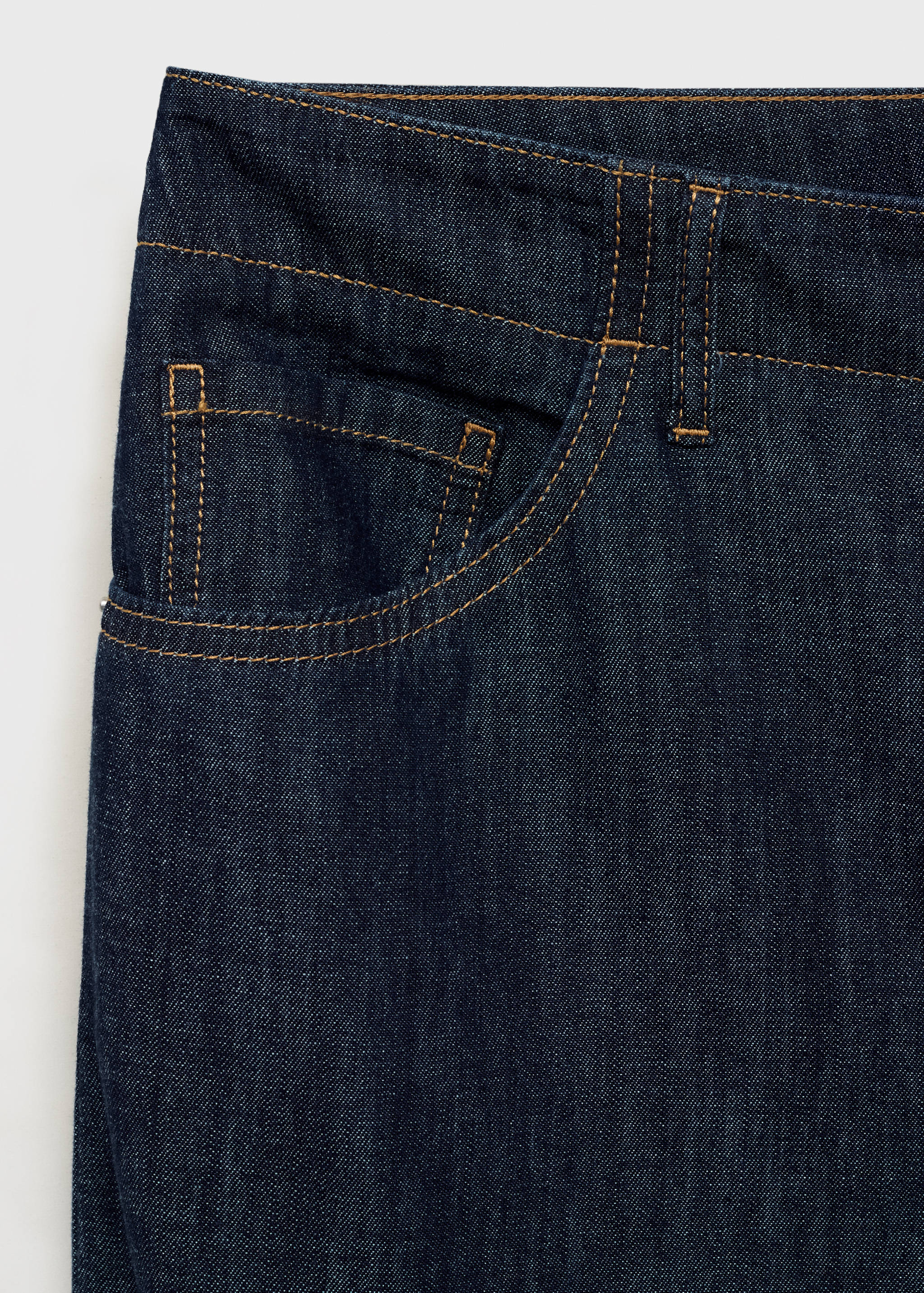Wide leg mid-rise jeans - Details of the article 0