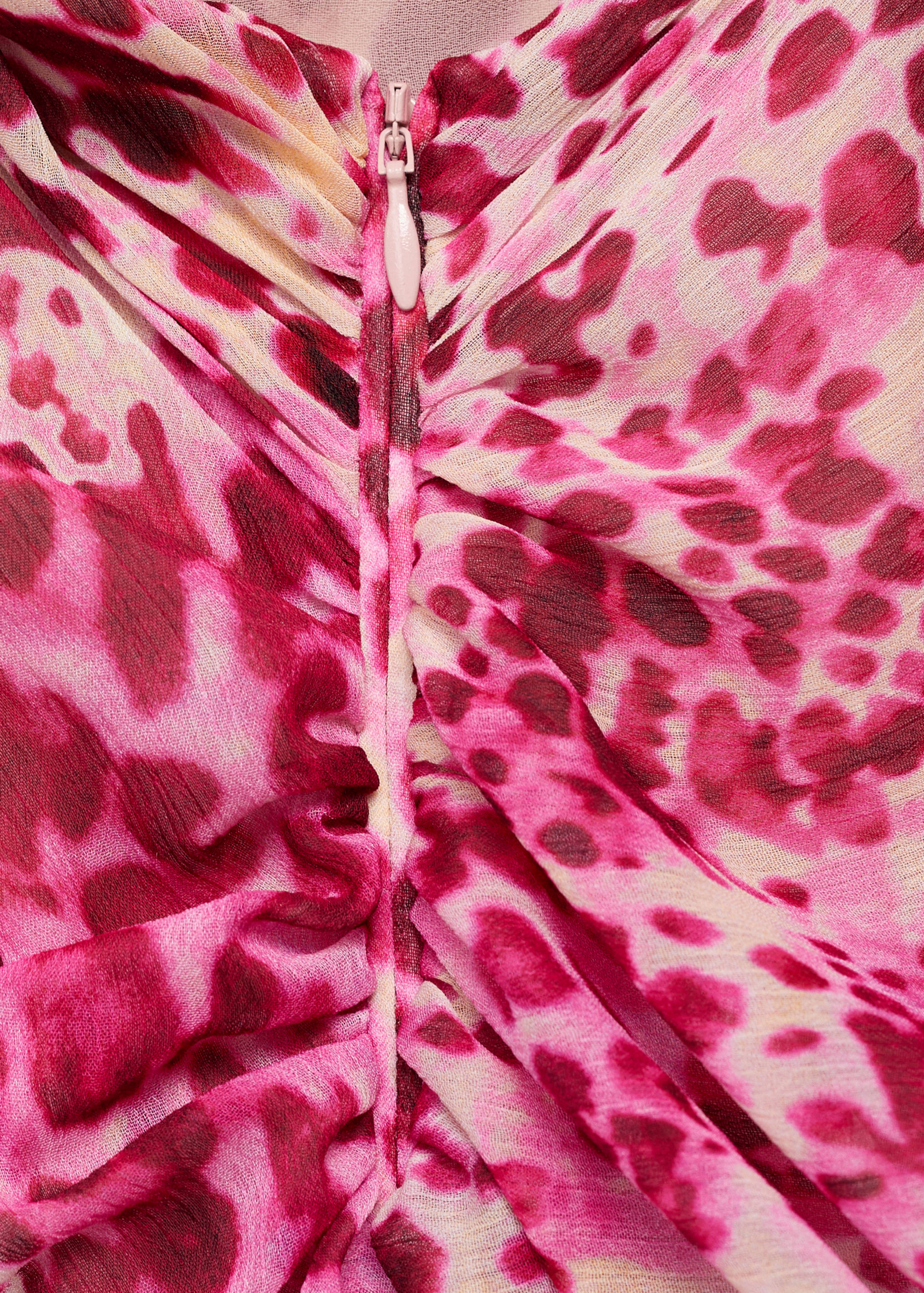 Vestit asimètric animal print - Detall de l'article 0