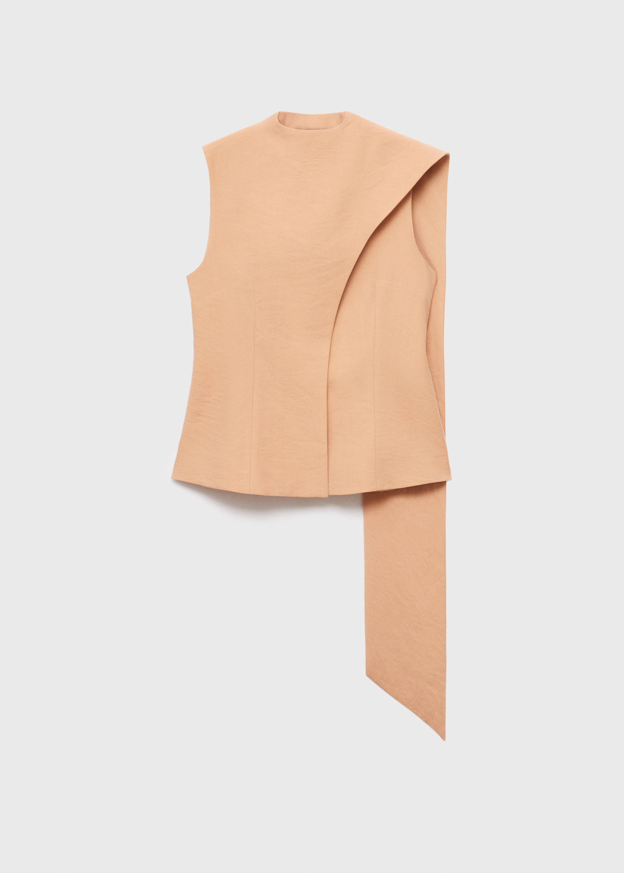 Asymmetrical foulard top - Article without model