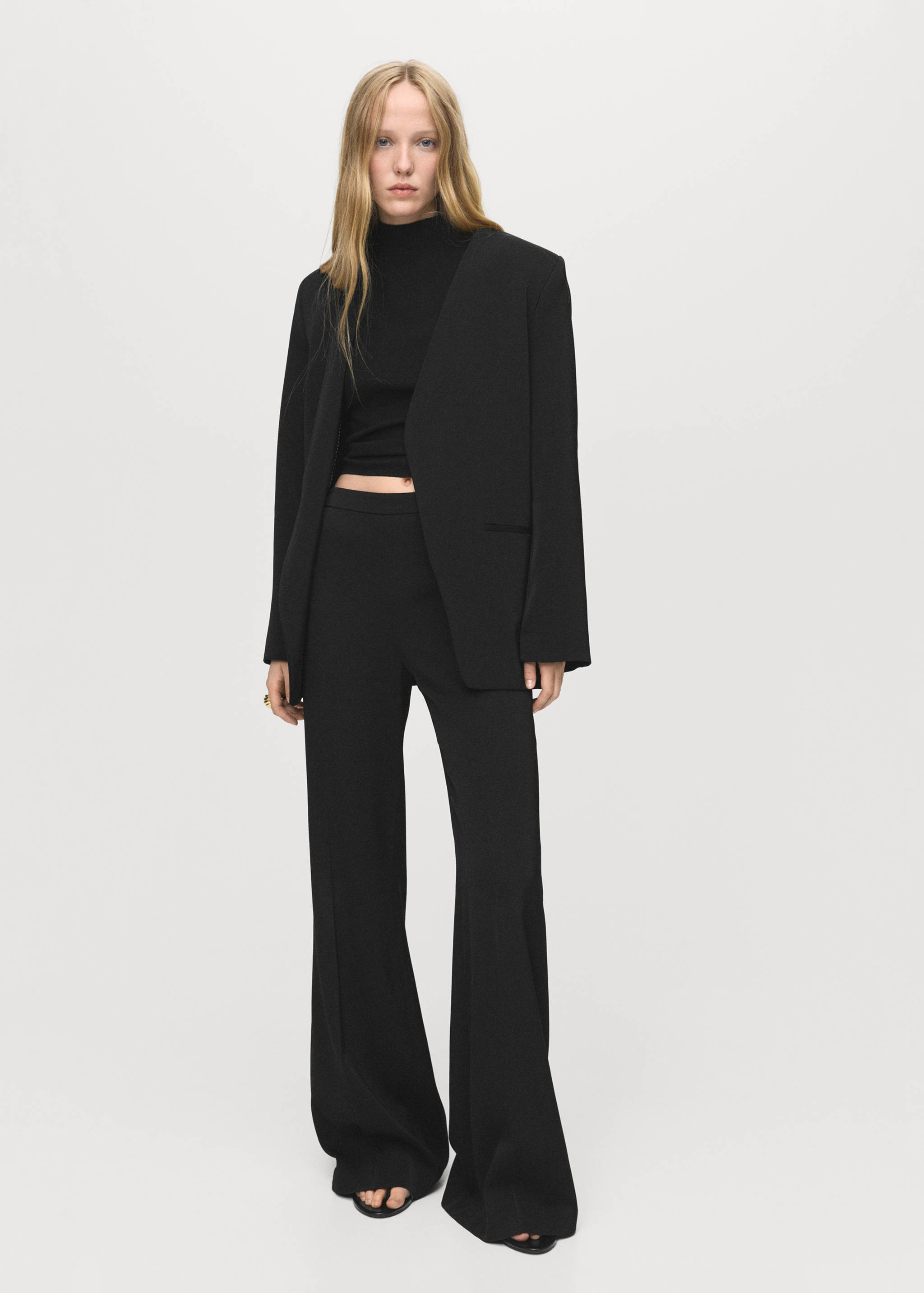Double-breasted suit blazer - General plane