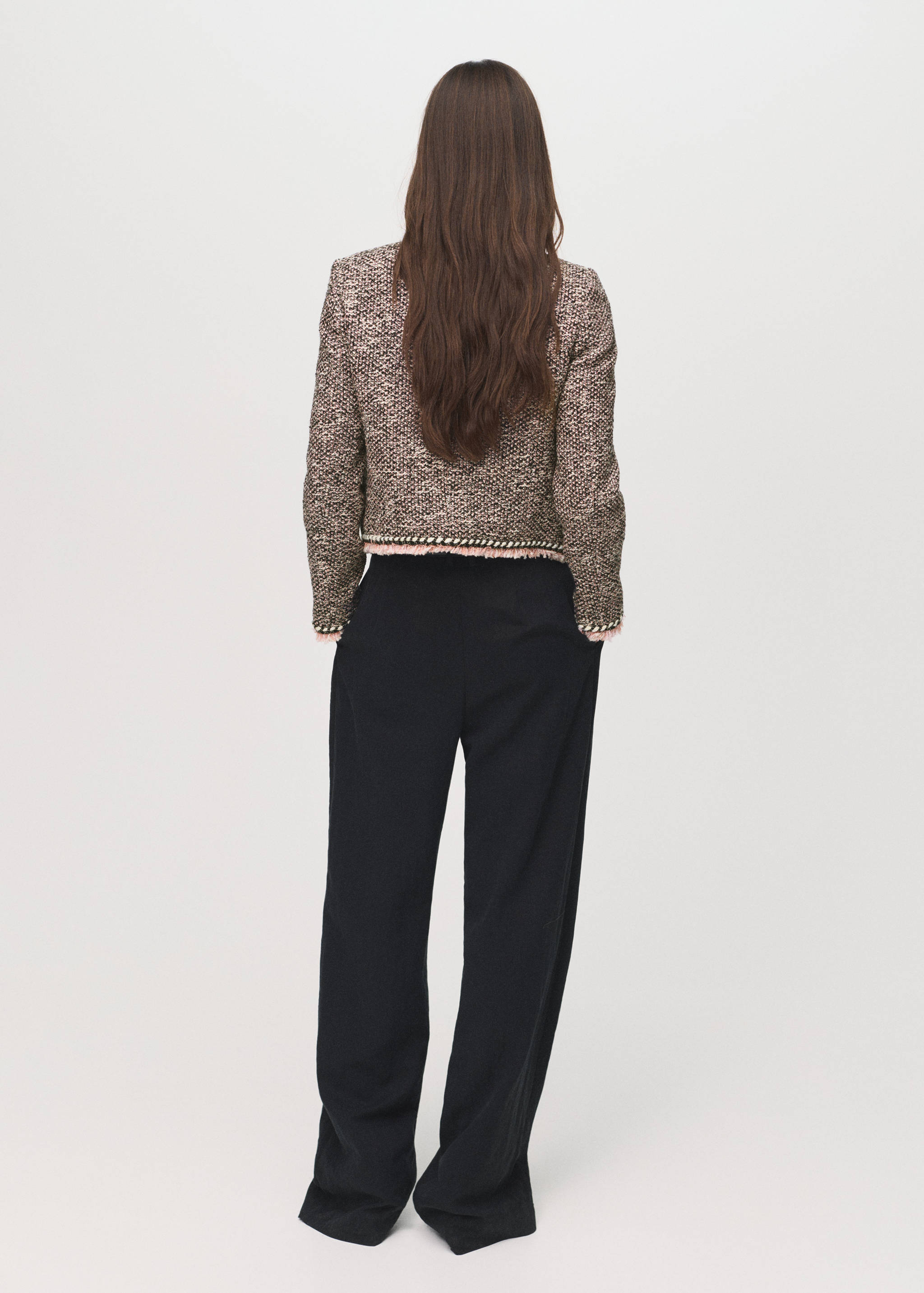 Pocket tweed jacket - Reverse of the article