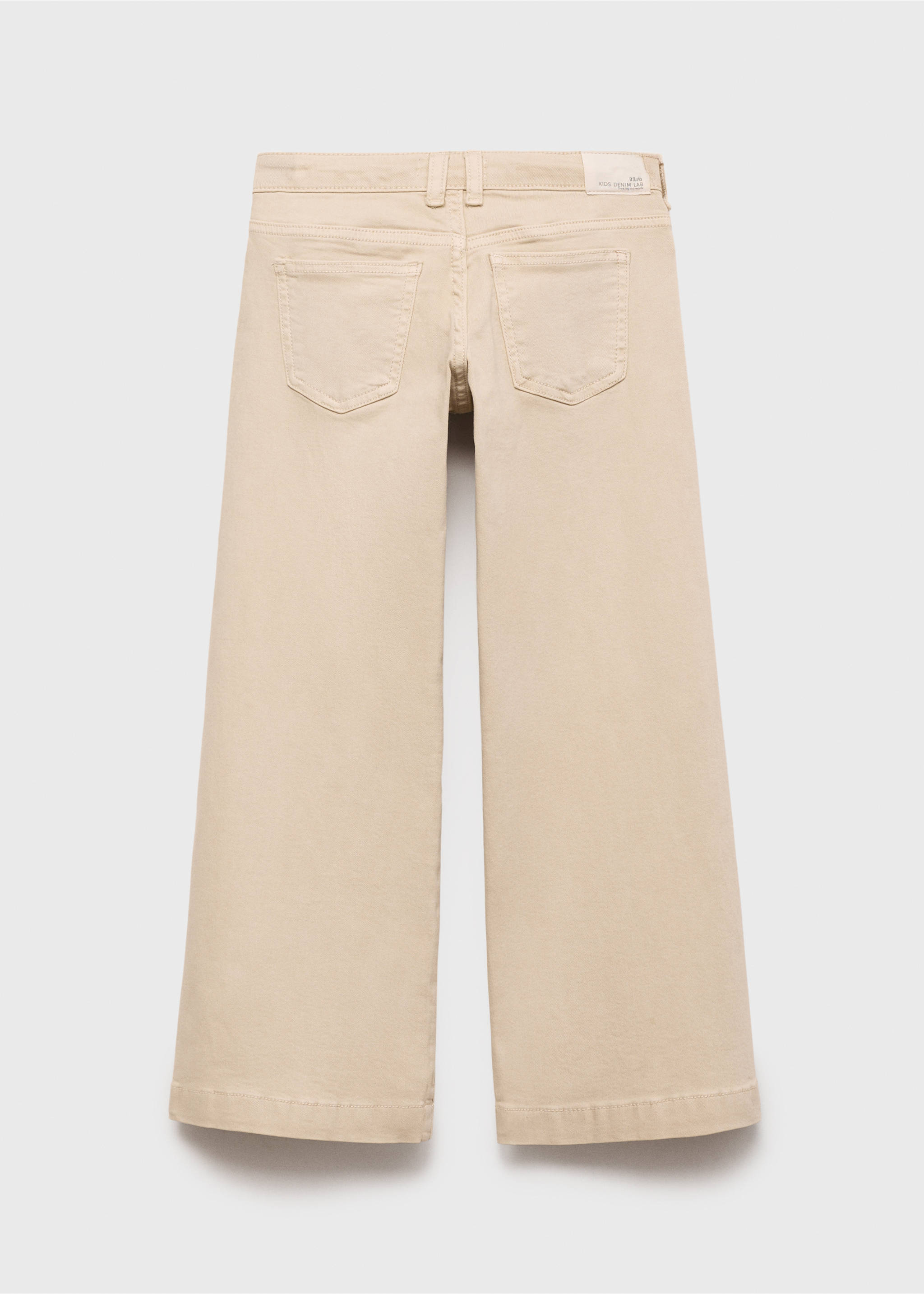 Τζιν low waist μς καρφιά - Πίσω όψη προϊόντος, Άμμος. Ref: 17044408-00.