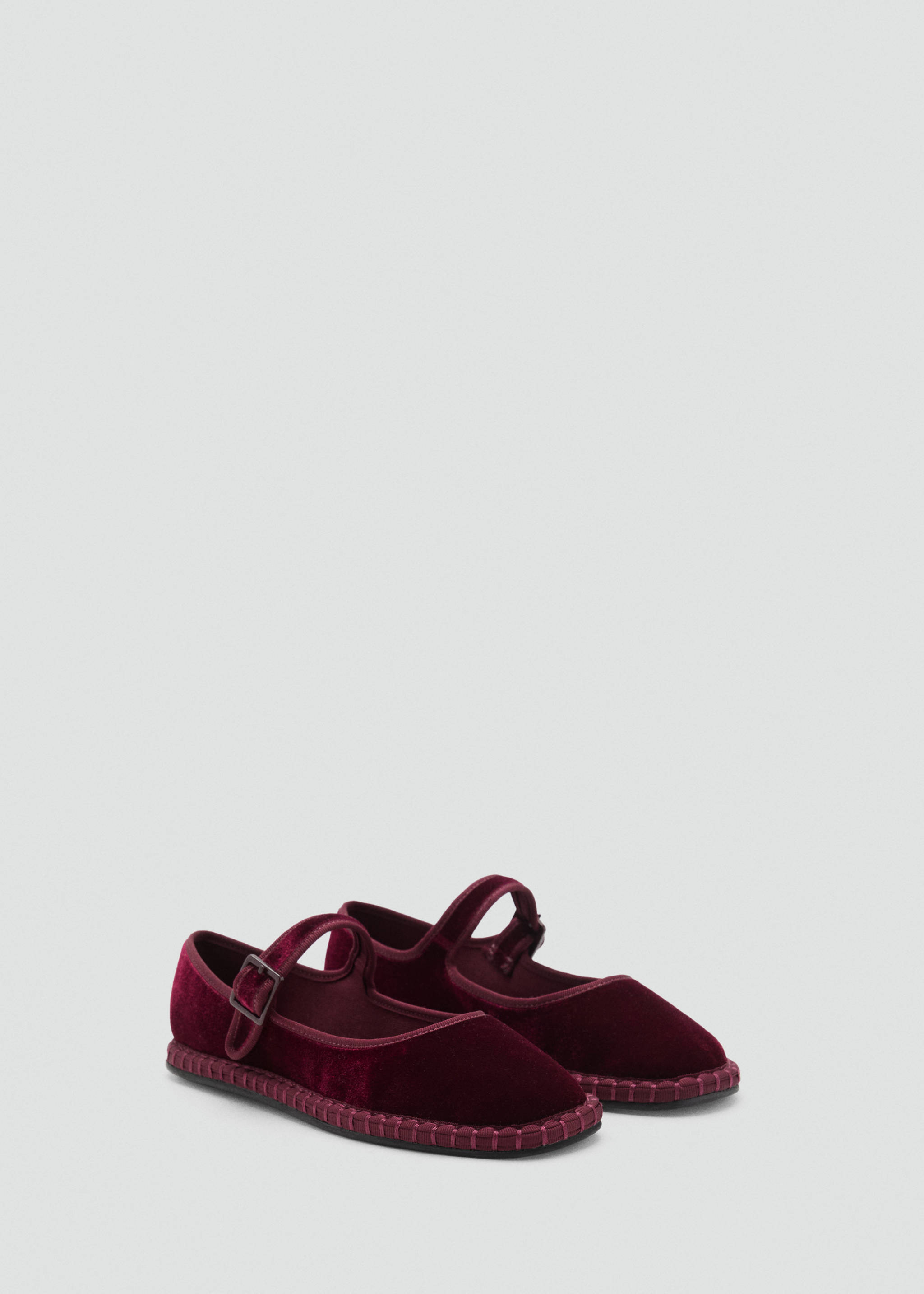 Velvet ballerinas - Medium plane