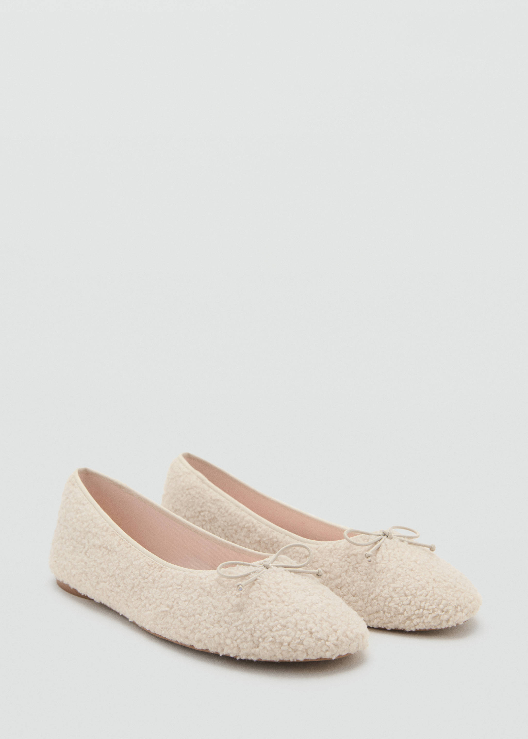 Sheepskin ballet flats - Medium plane