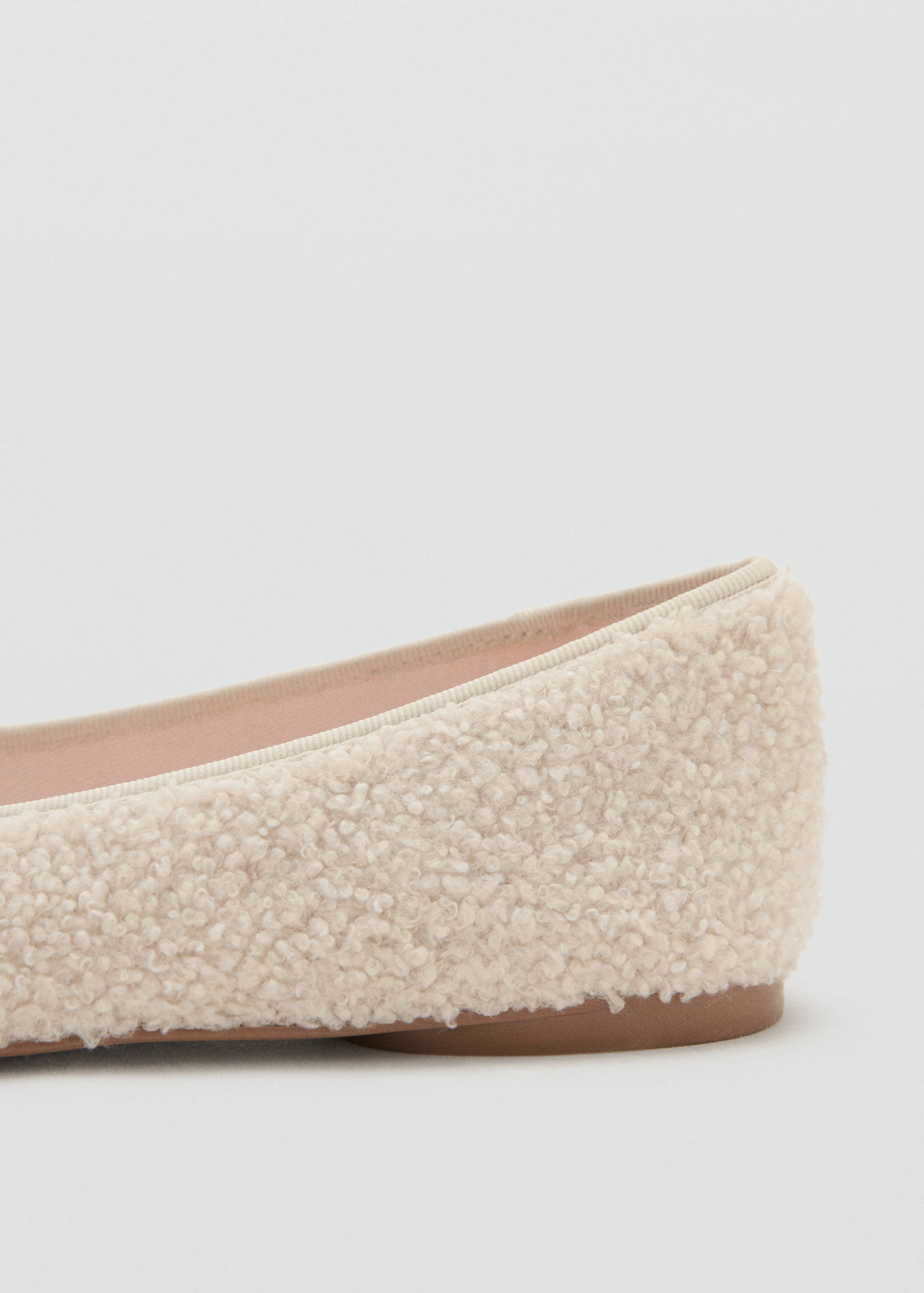 Sheepskin ballet flats - Details of the article 1