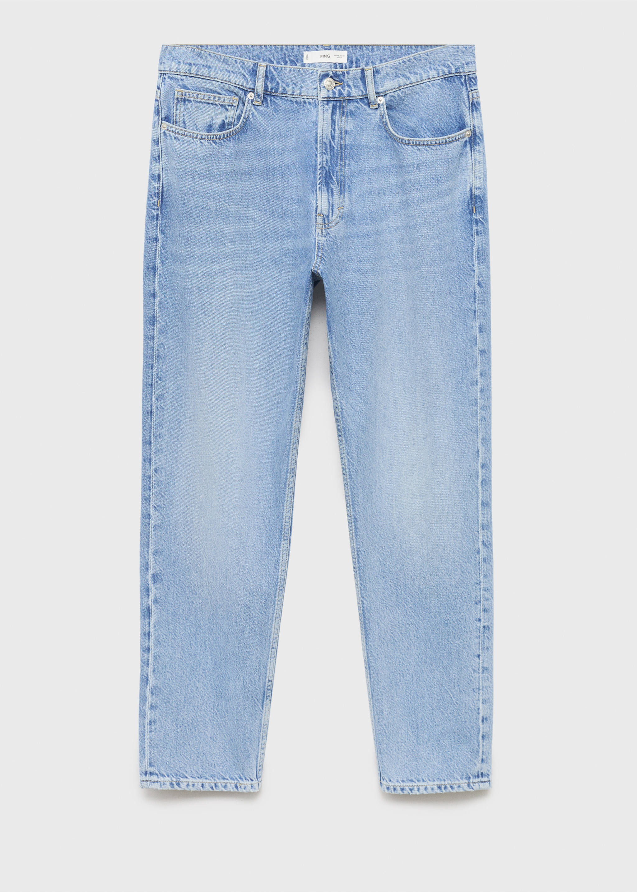 Jeans Lori tapered fit - Artículo sin modelo, Azul medio. Ref: 17044416-00.