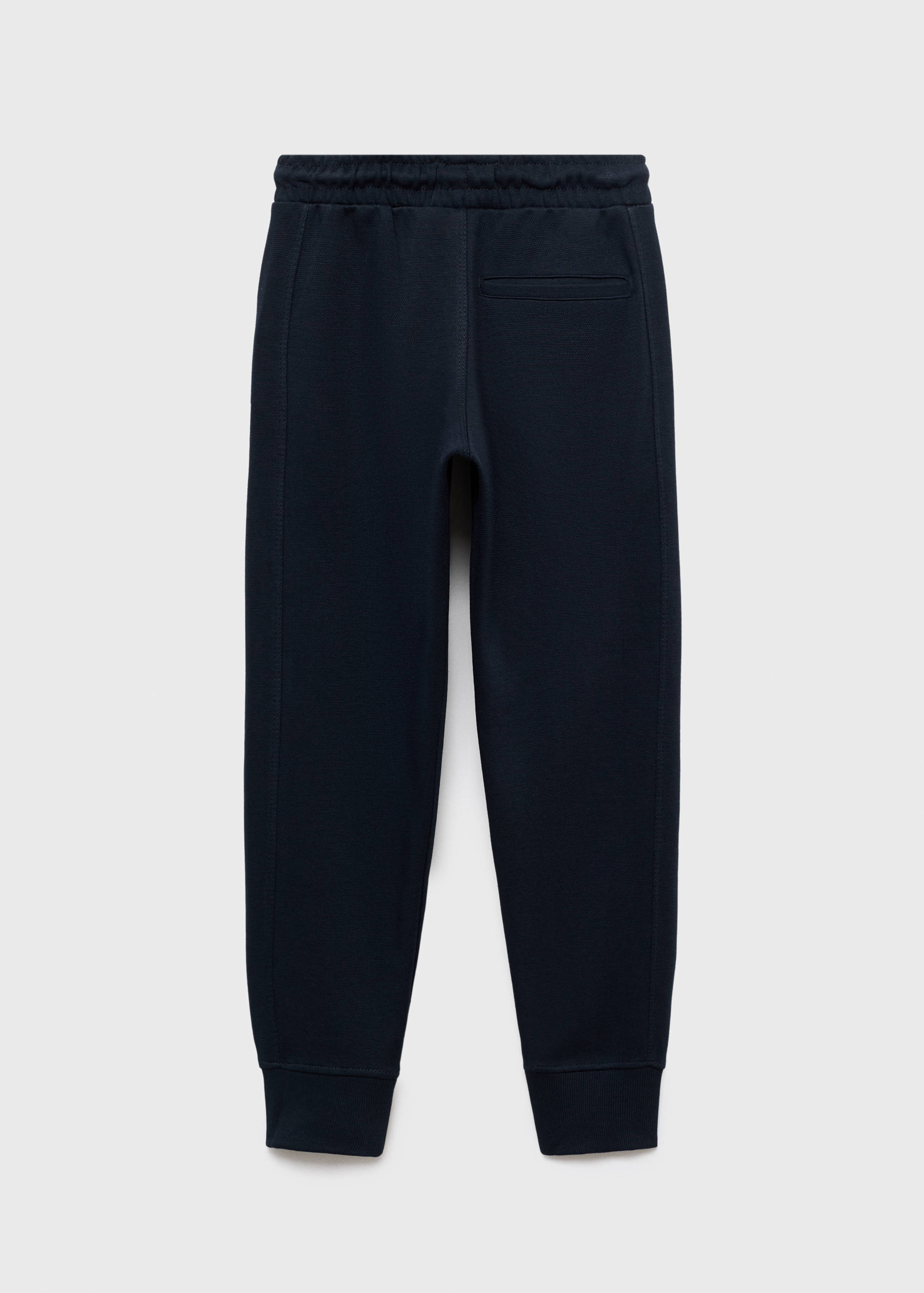 Pique jogger trousers - Reverse of the article