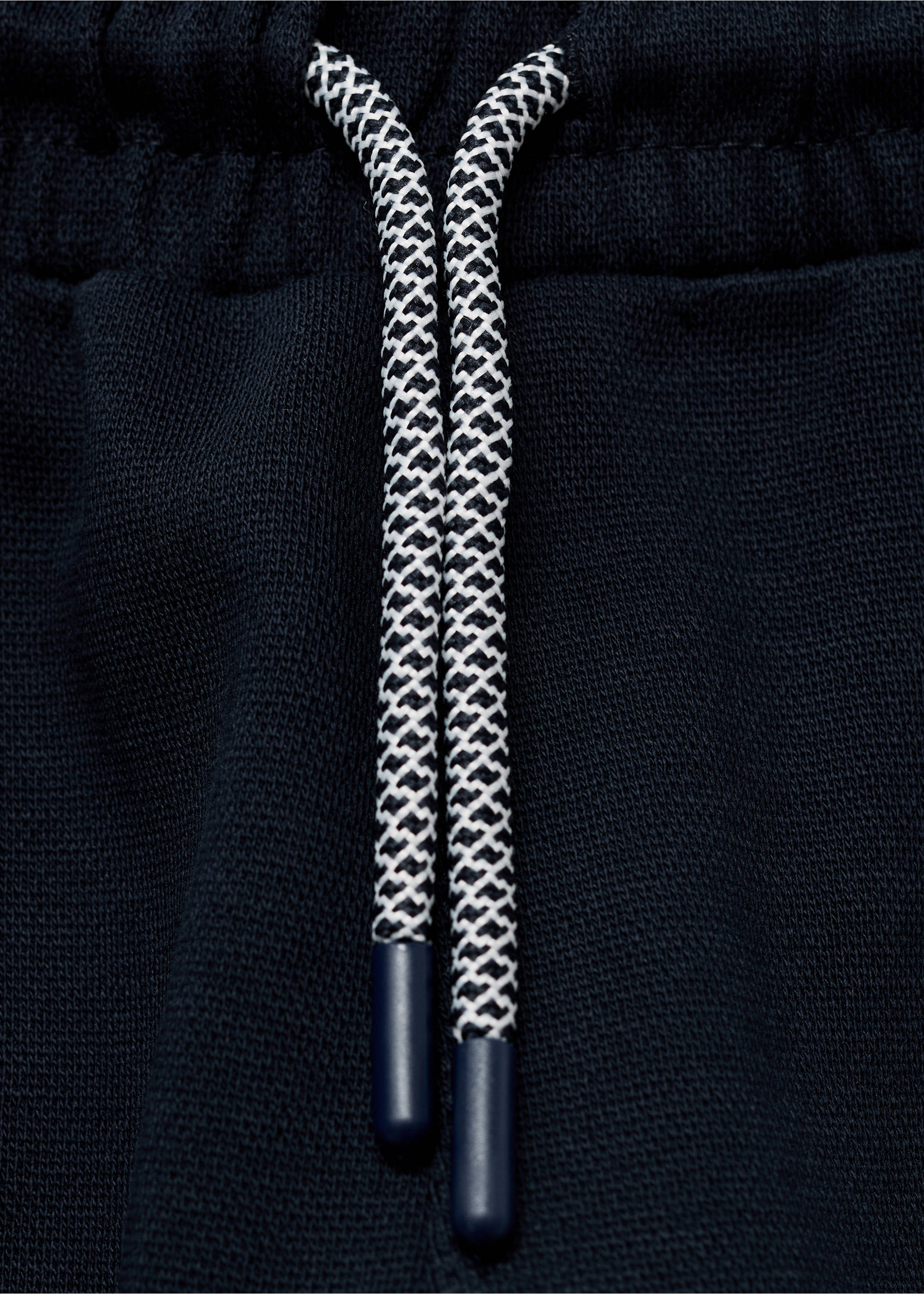 Pique jogger trousers - Details of the article 8, Navy. Ref: 17044418-00.