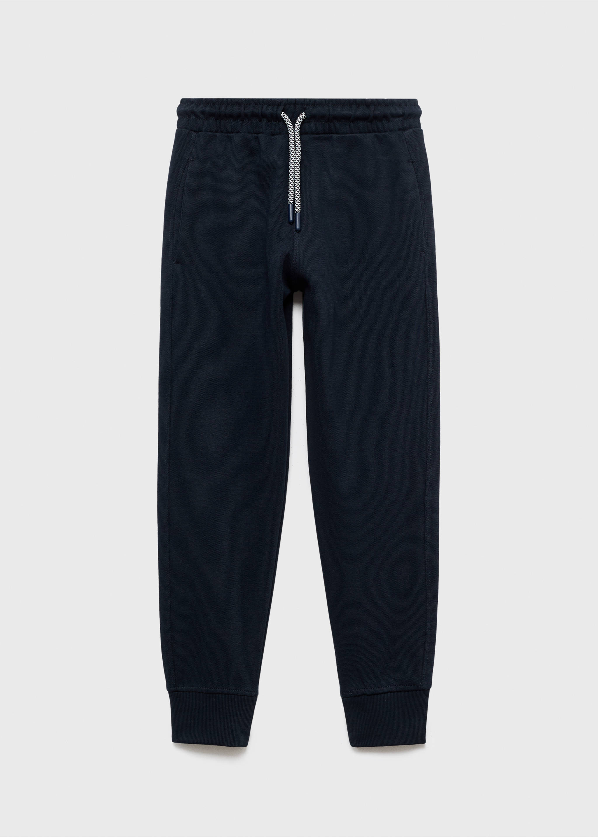 Pique jogger trousers - Article without model, Navy. Ref: 17044418-00.