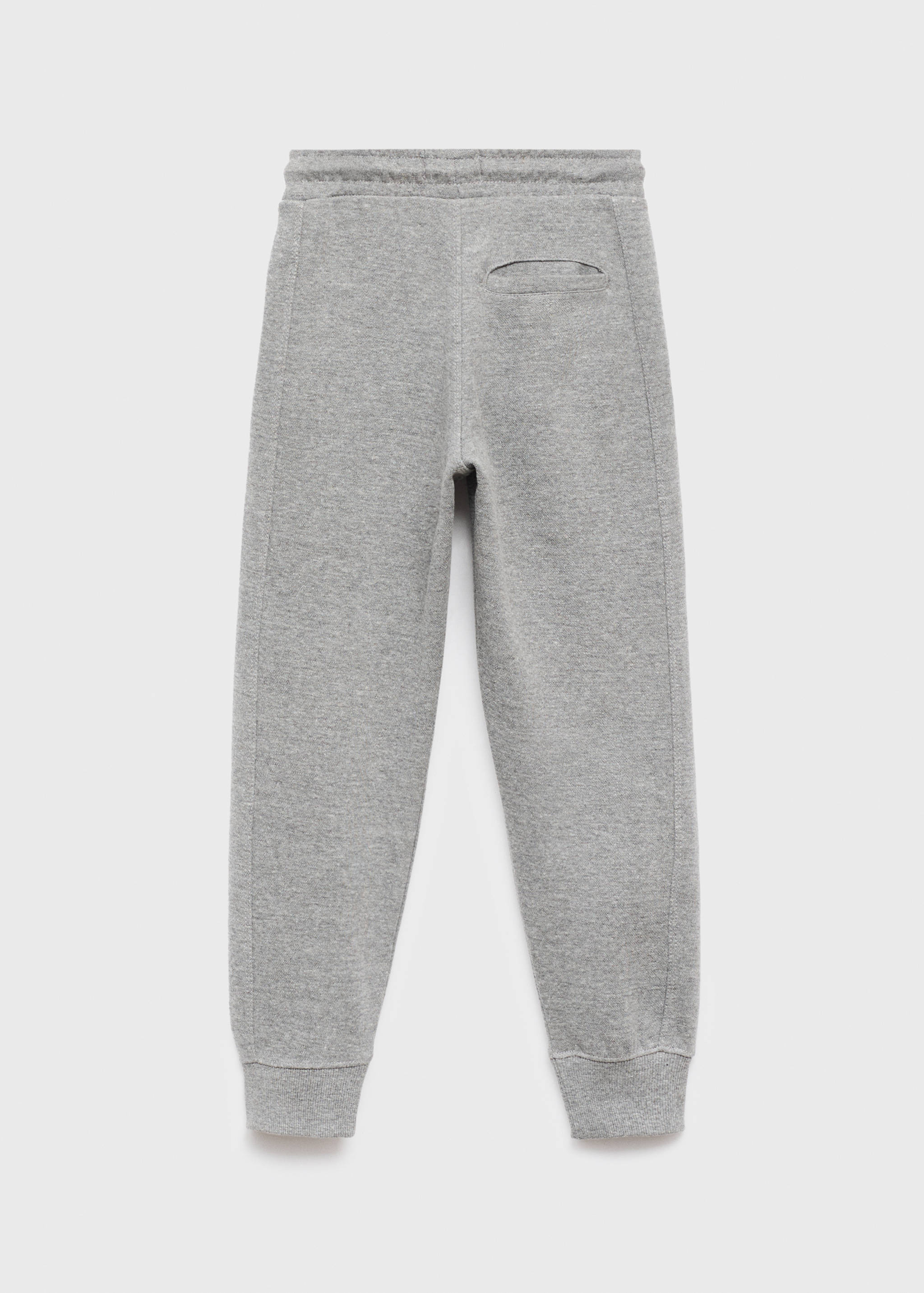 Pique jogger trousers - Reverse of the article