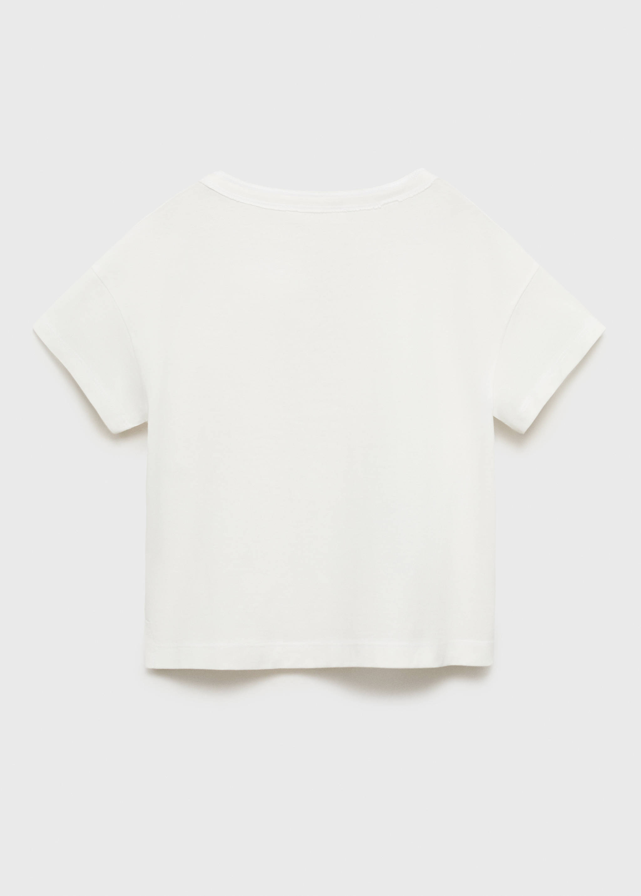T-shirt coton uni - Verso de l’article
