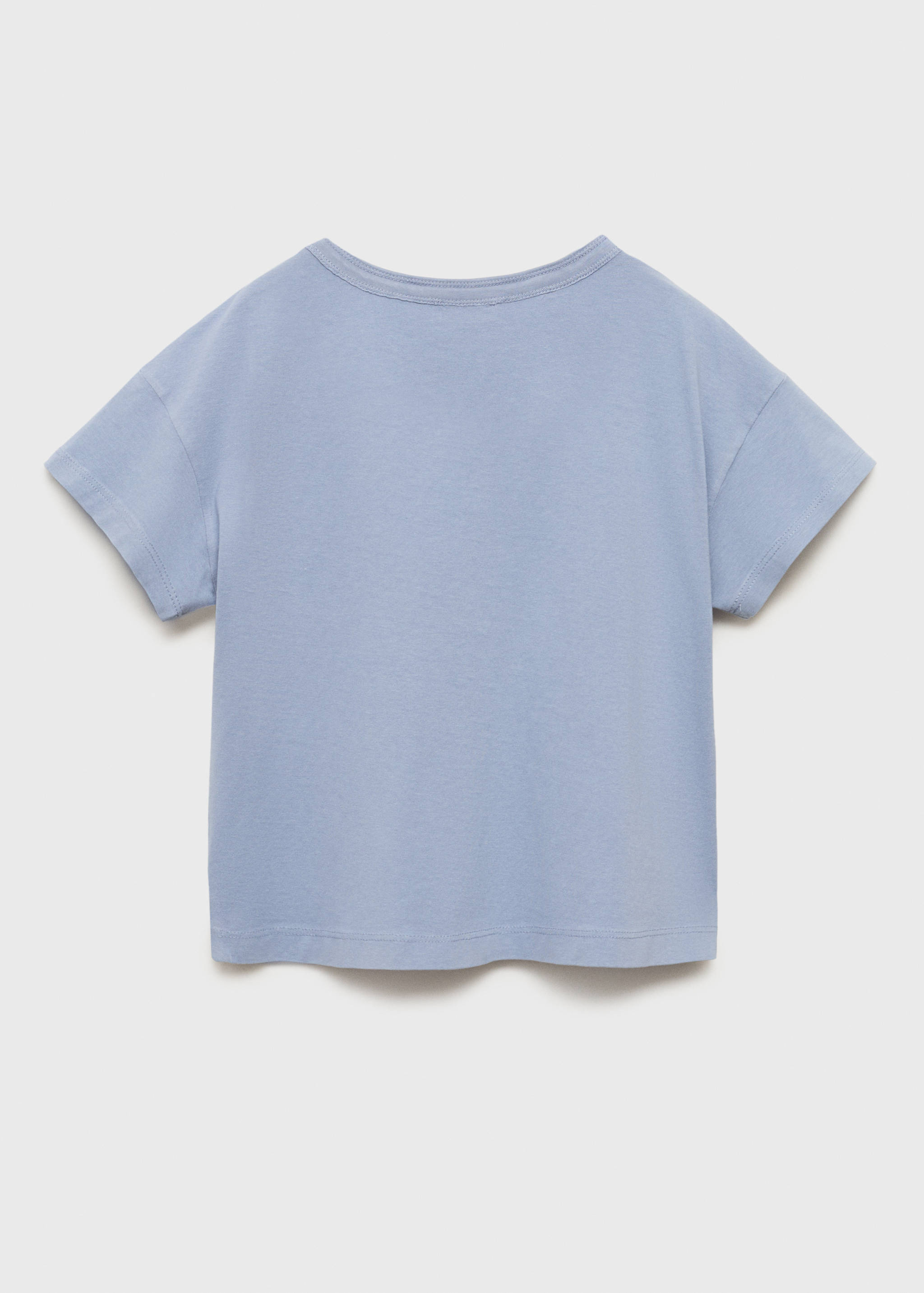 T-shirt coton uni - Verso de l’article