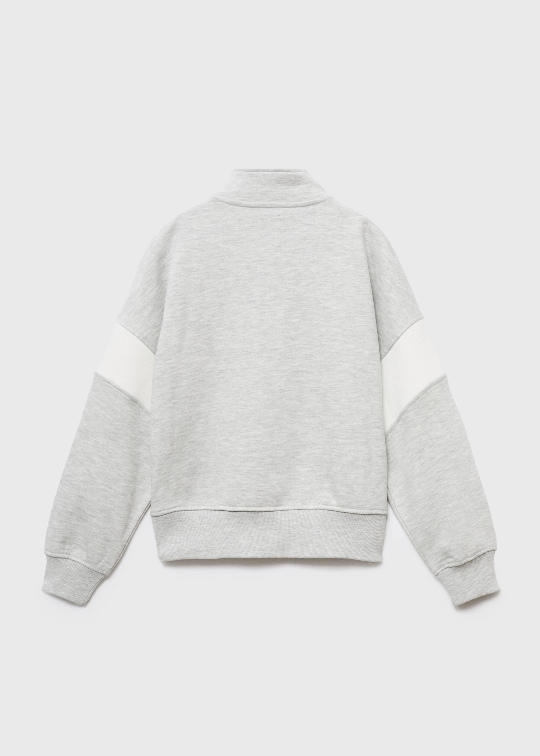 Sweatshirt mit Perkinskragen - Rückseite des Artikels
