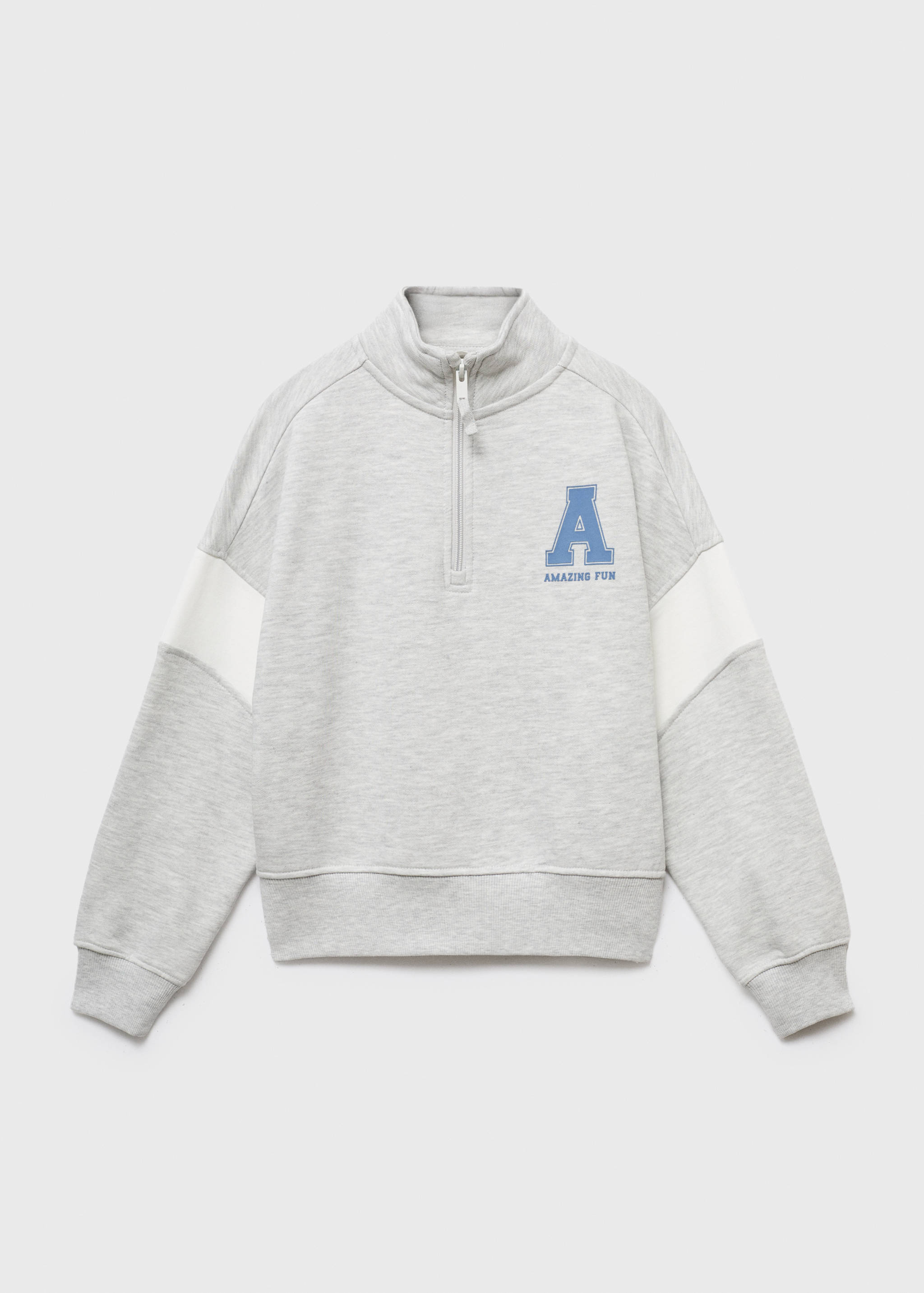 Sweatshirt mit Perkinskragen - Artikel ohne Model