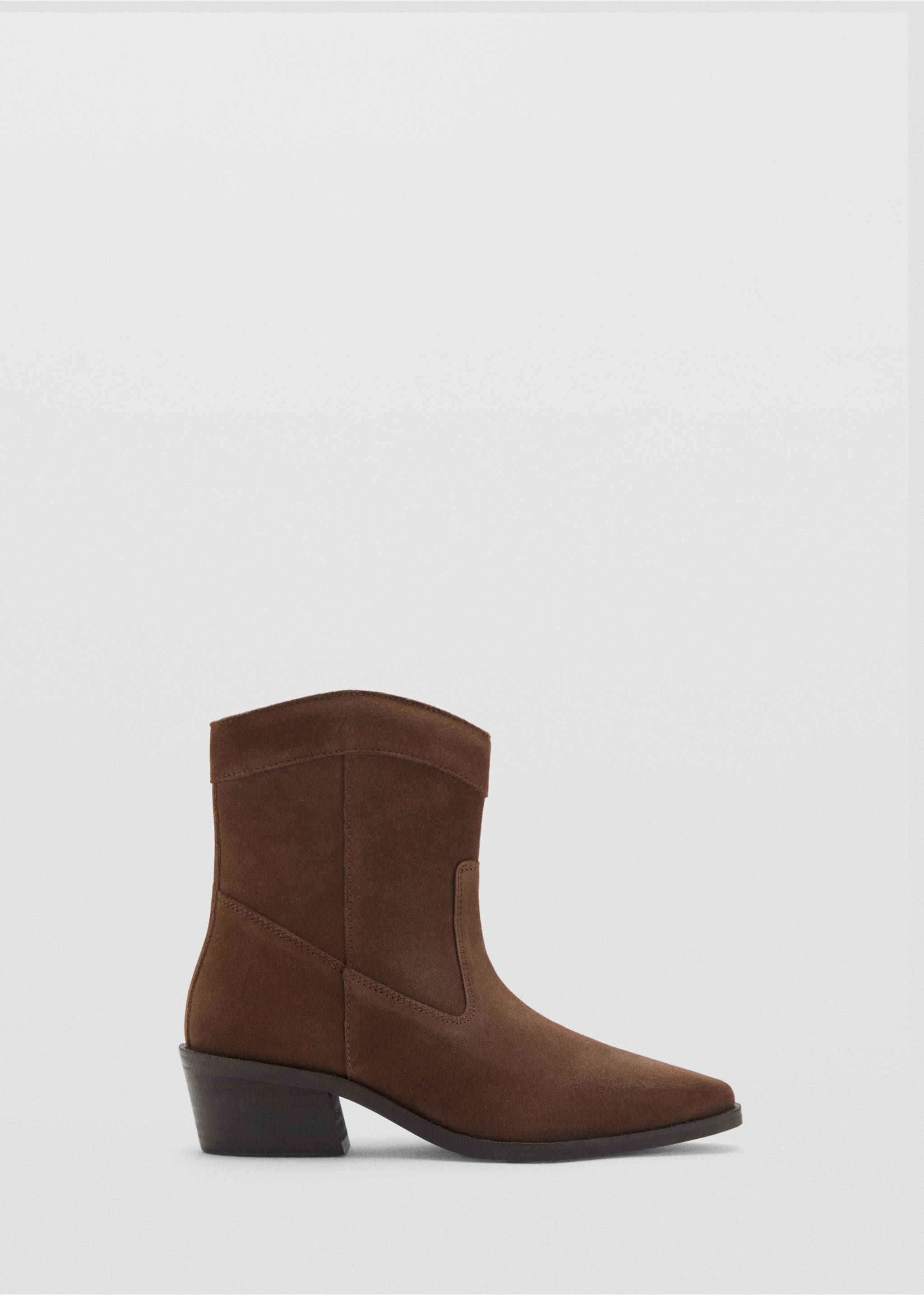 Suede leather ankle boots - Article without model, Brown. Ref: 17044424-00.