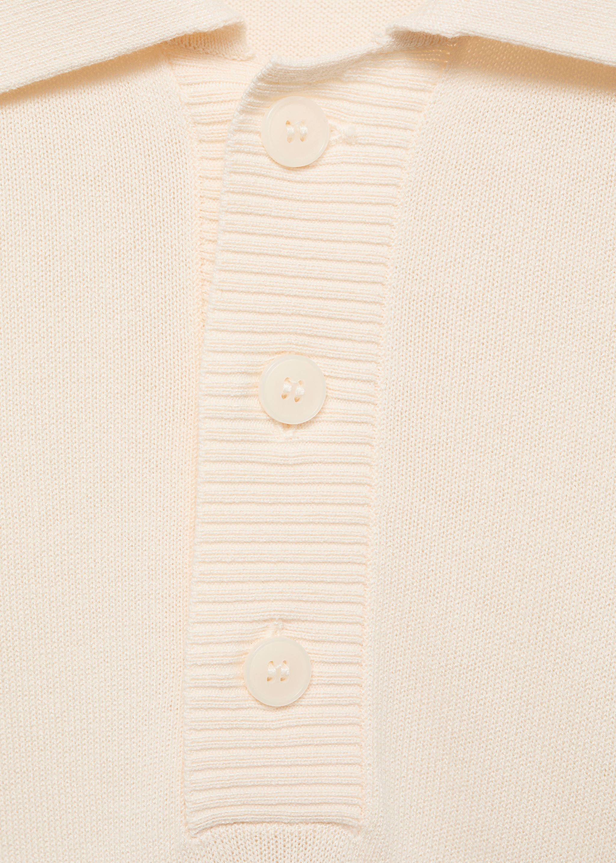 Cotton knitted polo shirt - Details of the article 8