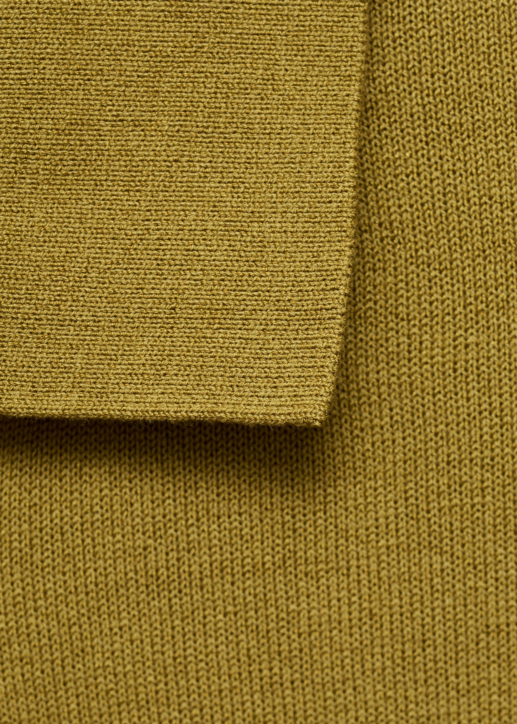 Cotton knitted polo shirt - Details of the article 8