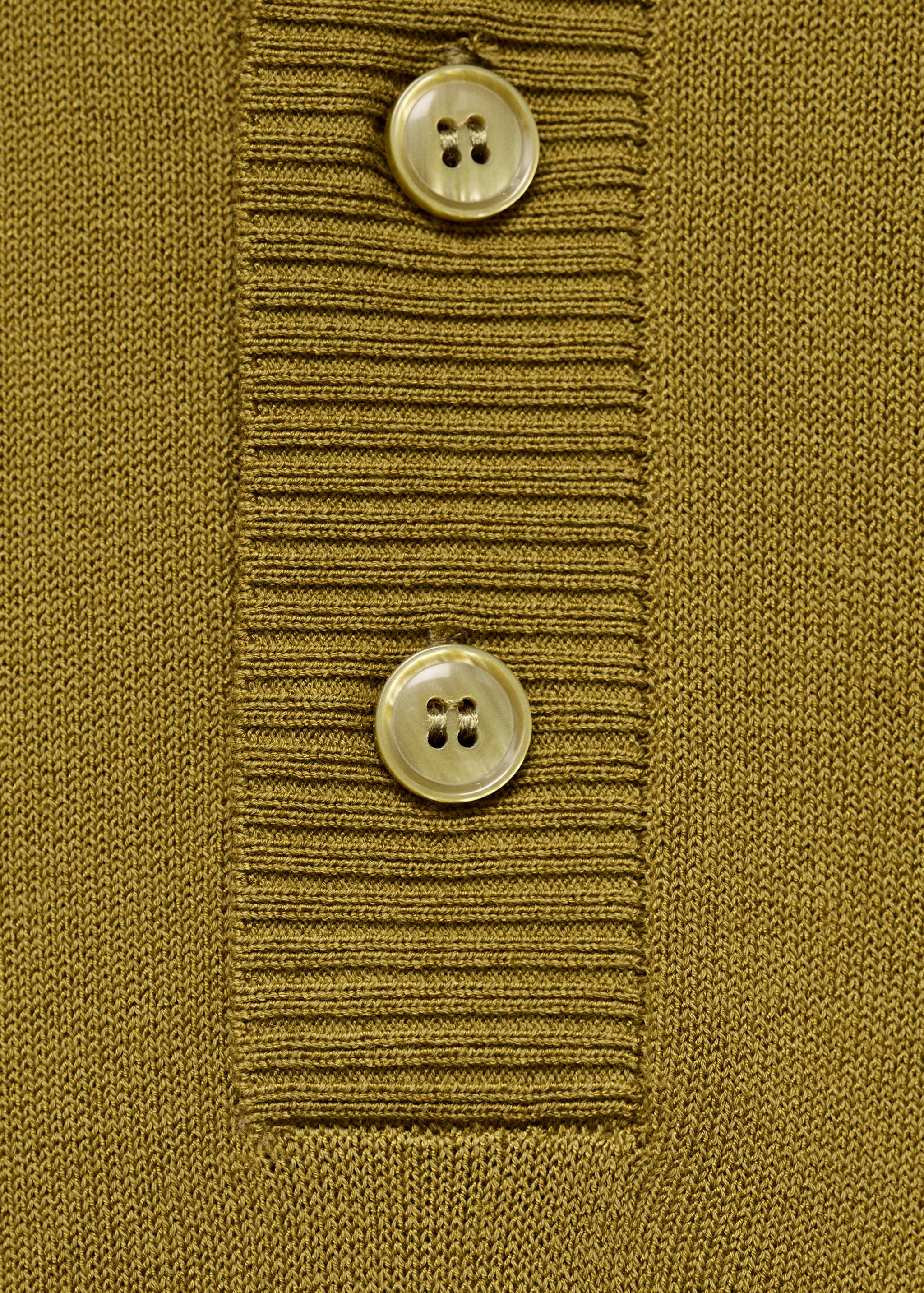 Cotton knitted polo shirt - Details of the article 0